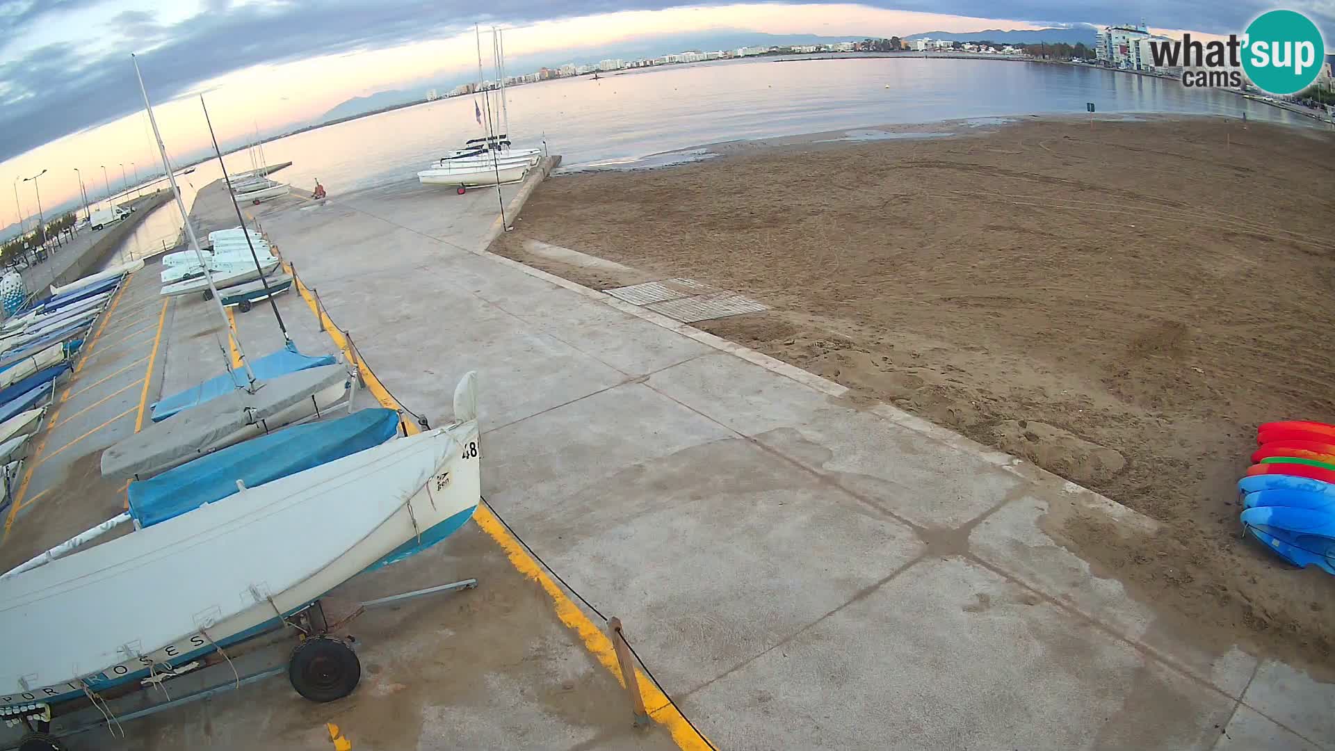 Kamera Roses marina – Costa Brava – plaža La Perola