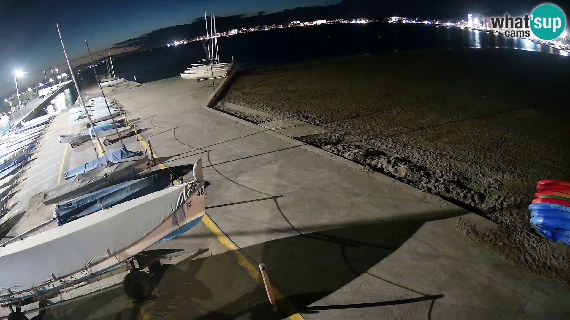 Webcam porto di Roses – Costa Brava – spiaggia La Perola