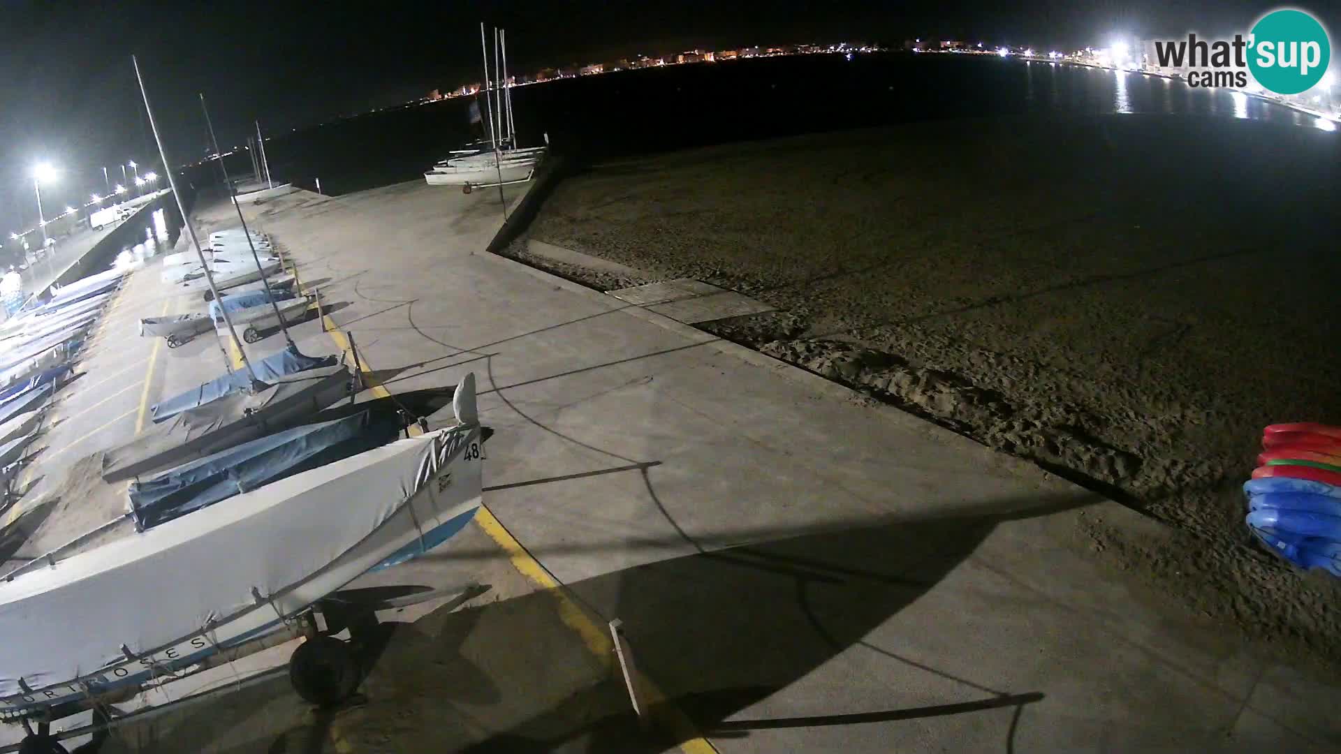 Webcam porto di Roses – Costa Brava – spiaggia La Perola