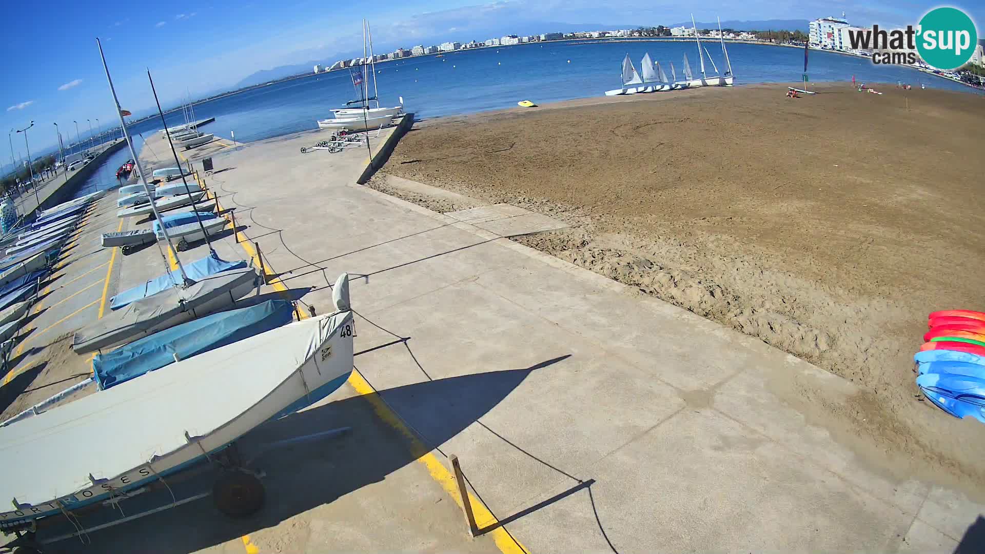 Webcam Hafen von Roses – Costa Brava – Strand La Perola