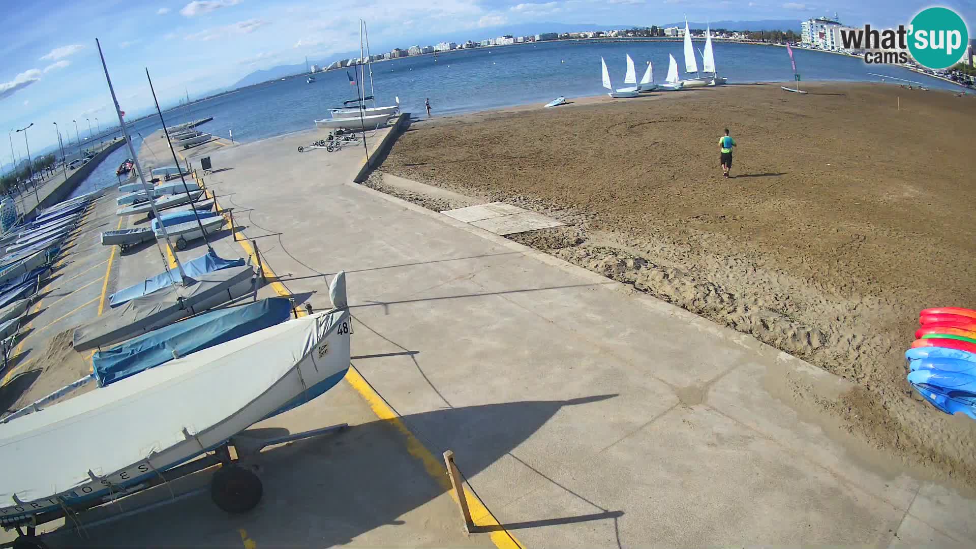 Webcam porto di Roses – Costa Brava – spiaggia La Perola