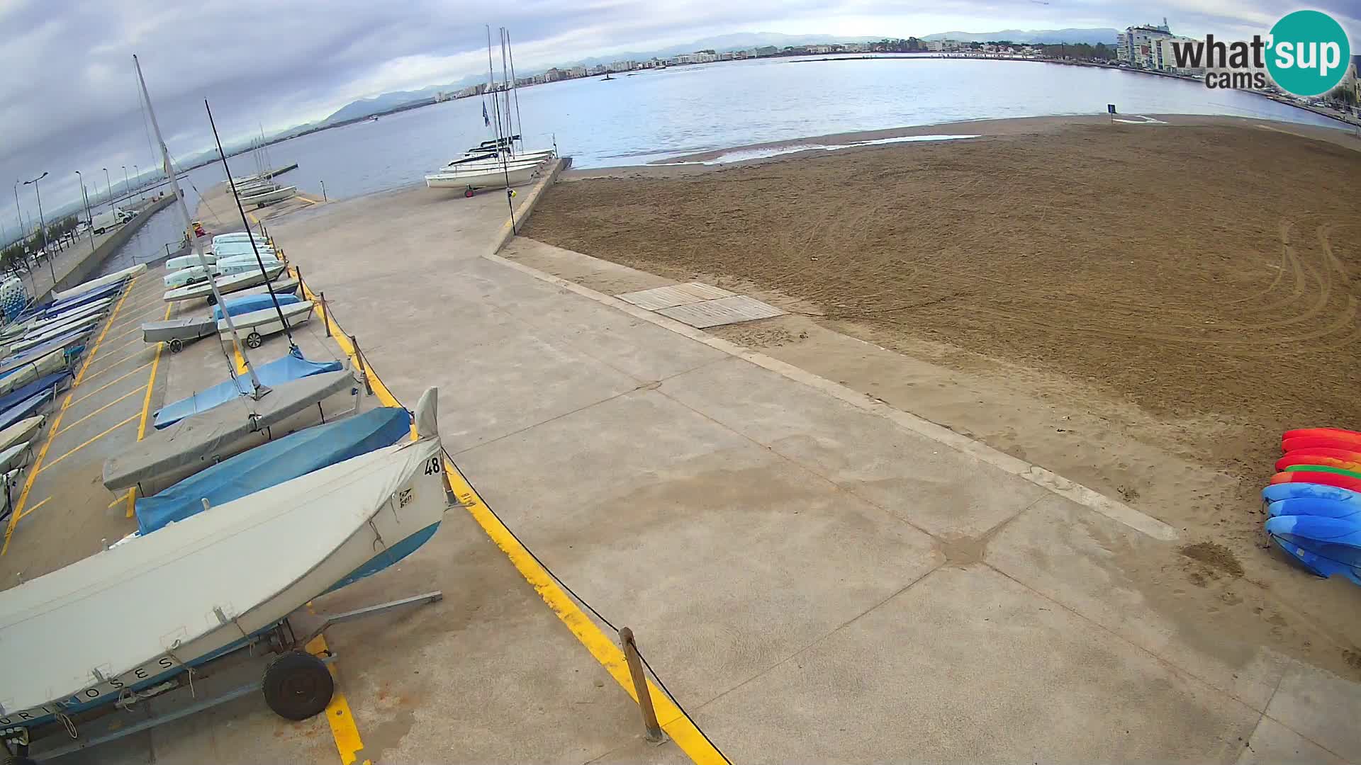 Webcam Hafen von Roses – Costa Brava – Strand La Perola