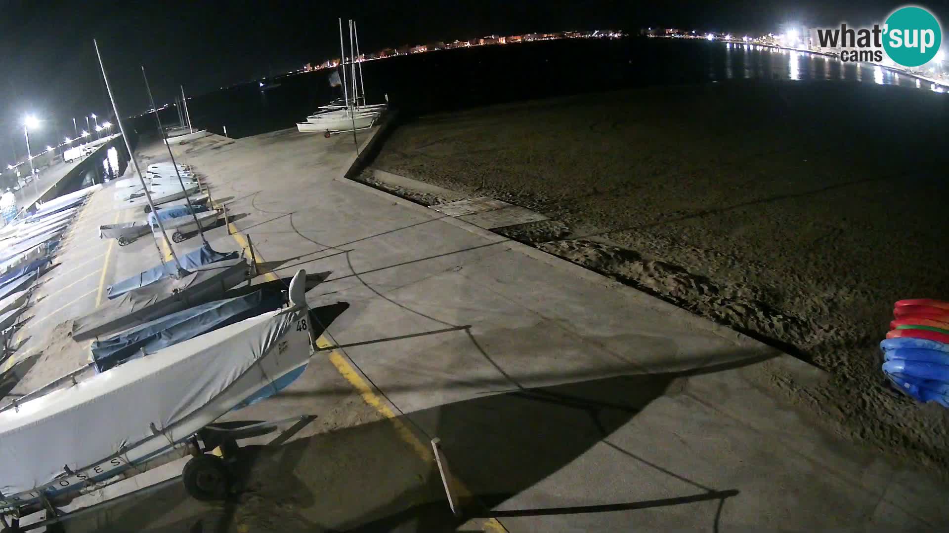 Web kamera Roses marina – Costa Brava – plaža La Perola