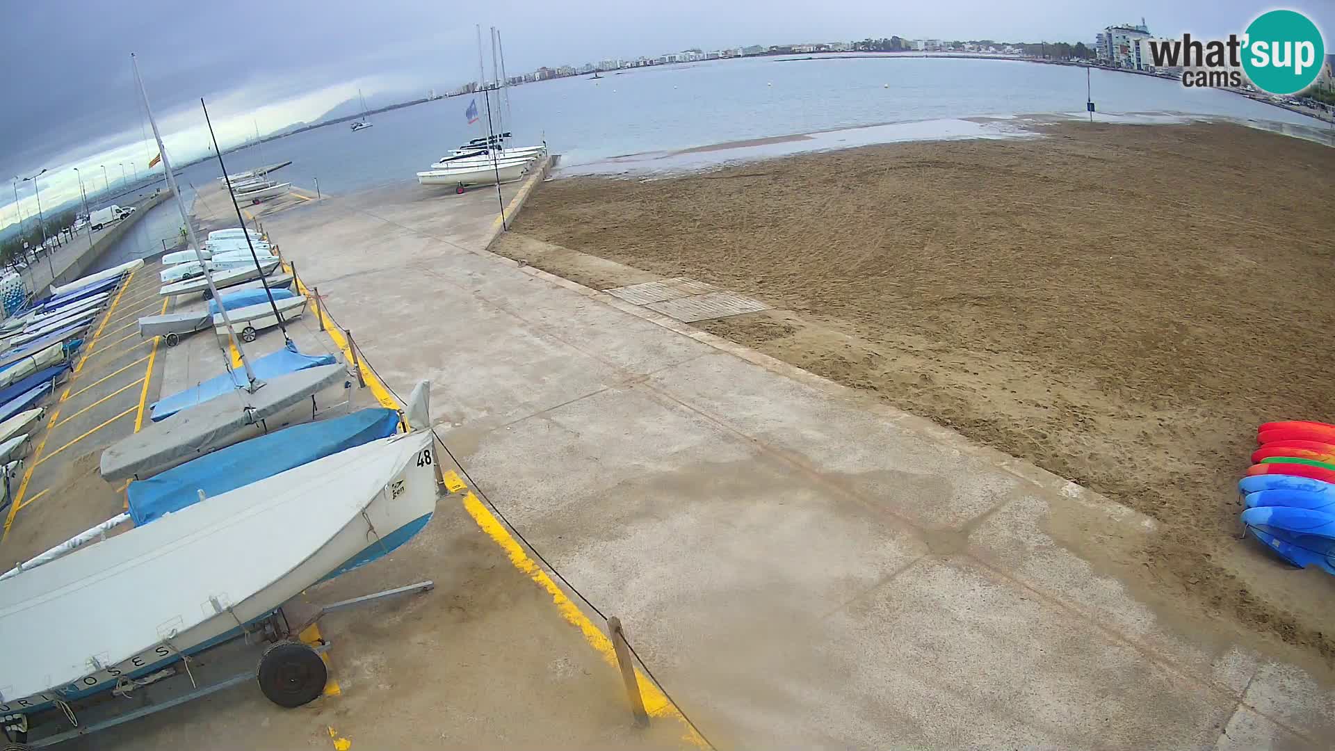 Webcam Hafen von Roses – Costa Brava – Strand La Perola
