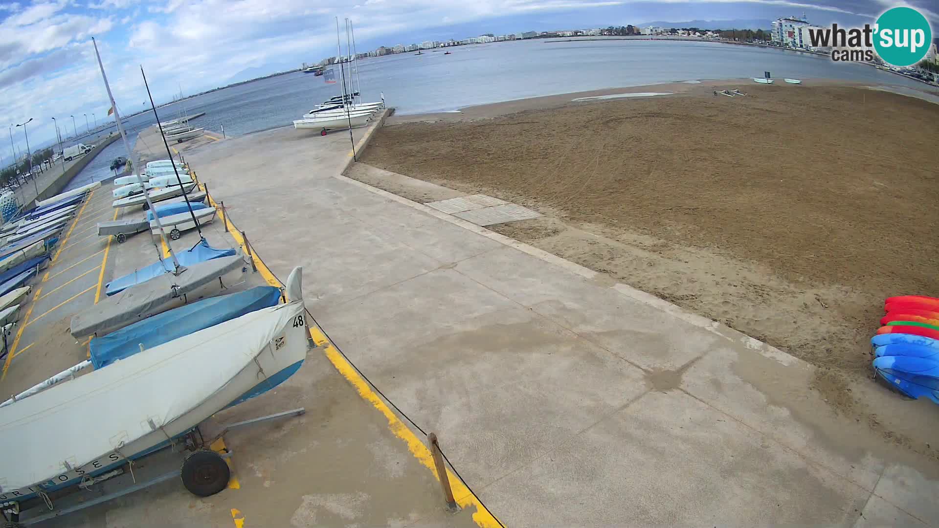 Webcam Hafen von Roses – Costa Brava – Strand La Perola