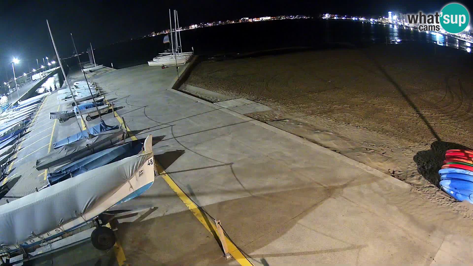 Webcam porto di Roses – Costa Brava – spiaggia La Perola