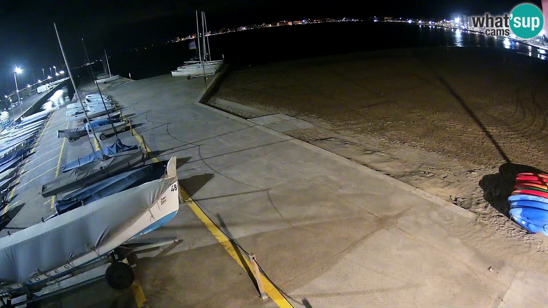 Webcam porto di Roses – Costa Brava – spiaggia La Perola