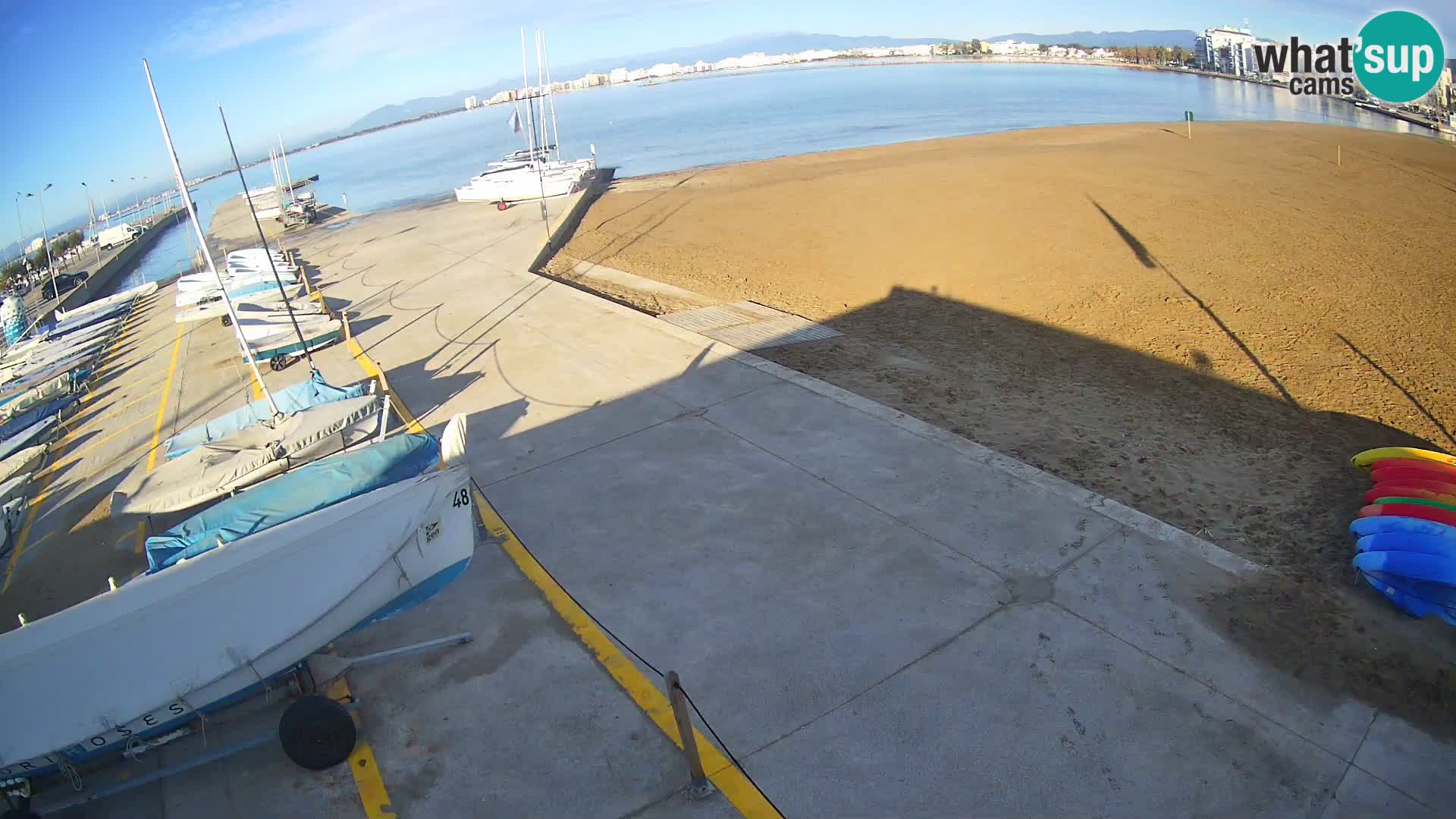 Kamera Roses marina – Costa Brava – plaža La Perola