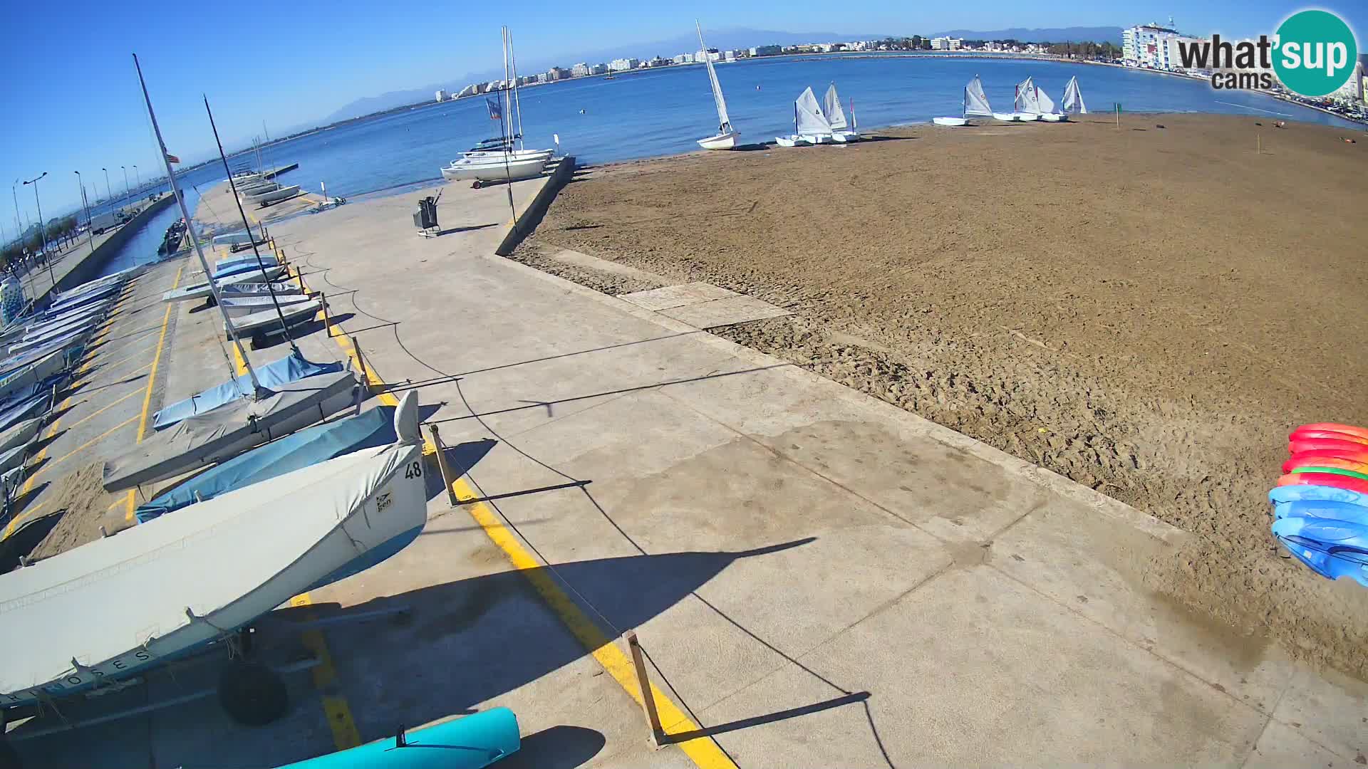 Webcam Hafen von Roses – Costa Brava – Strand La Perola