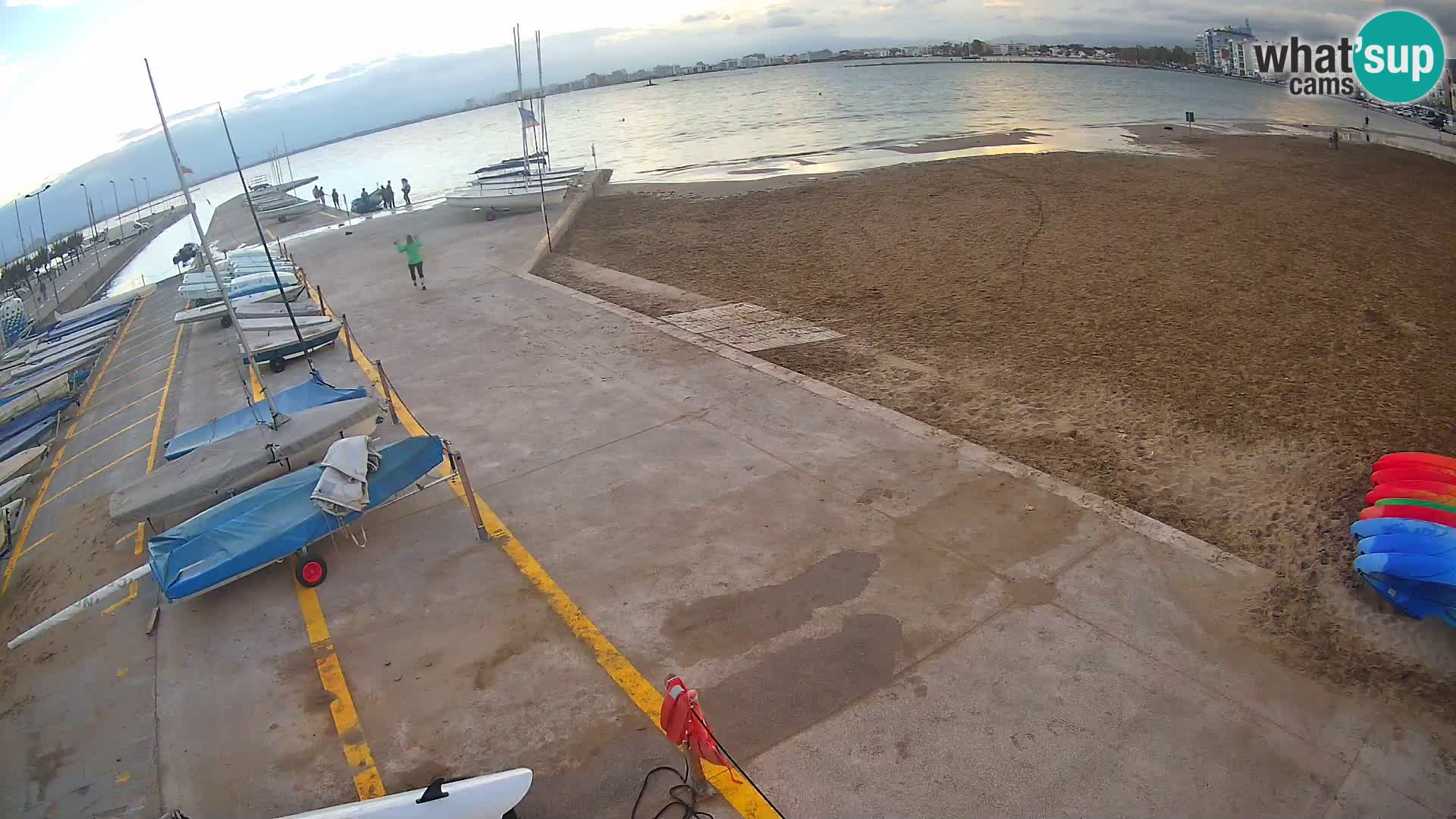 Web kamera Roses marina – Costa Brava – plaža La Perola