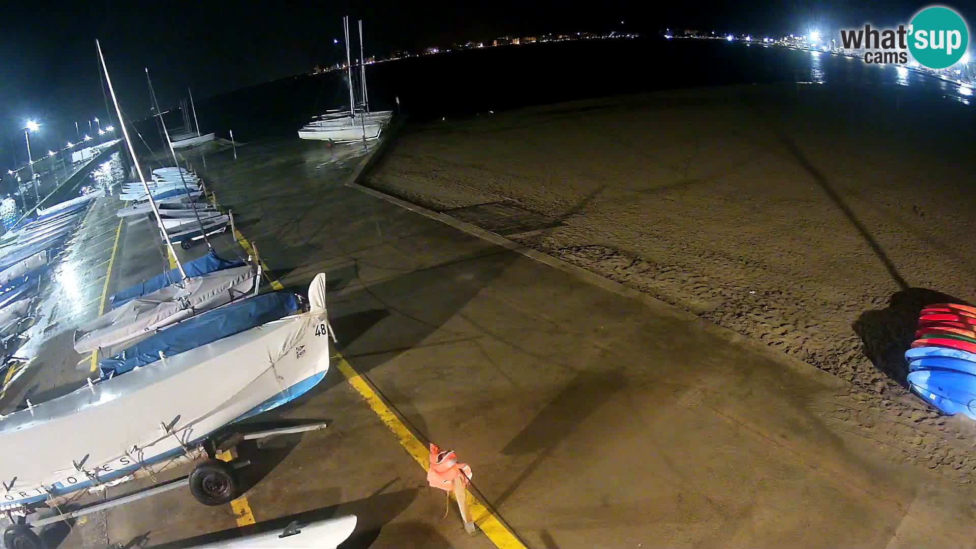 Webcam porto di Roses – Costa Brava – spiaggia La Perola