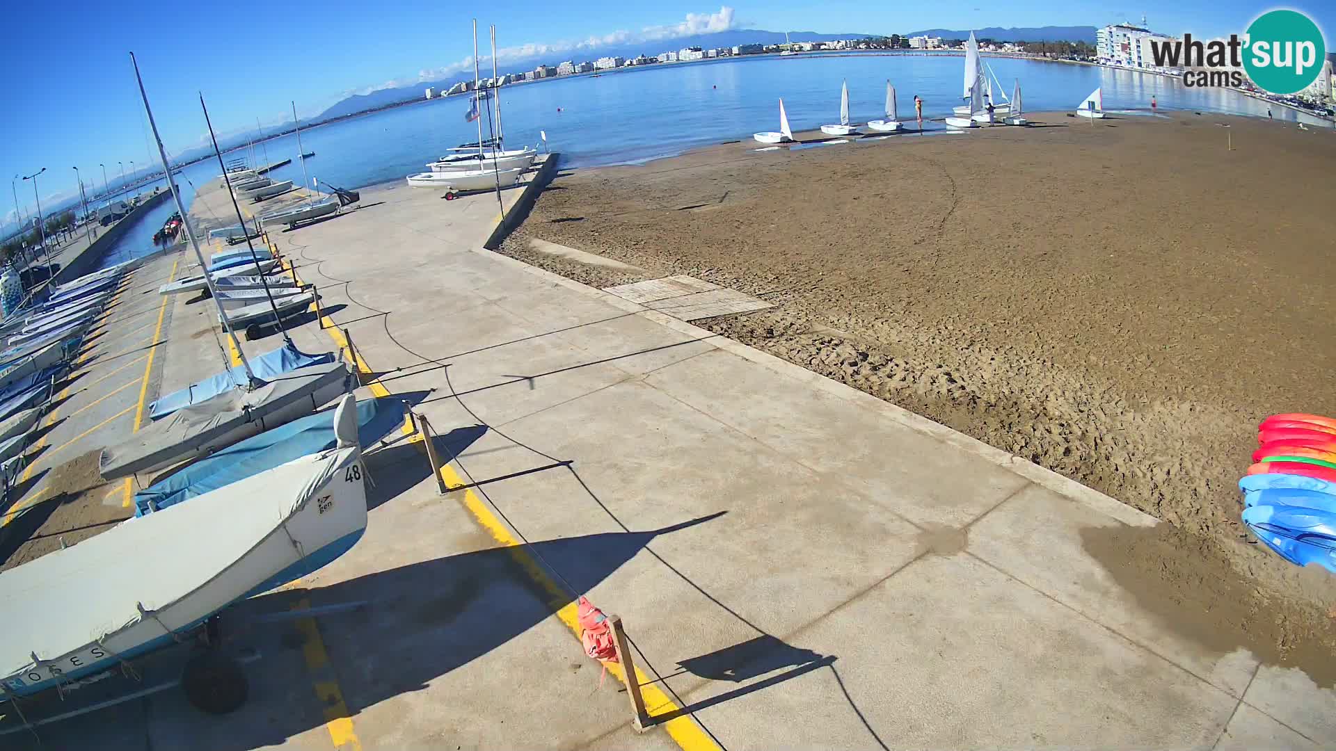 Roses webcam Port – Costa Brava – plage La Perola