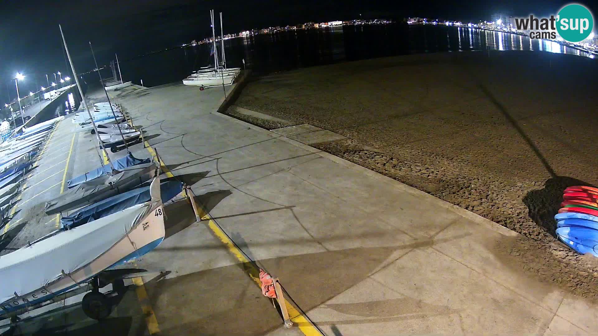 Web kamera Roses marina – Costa Brava – plaža La Perola