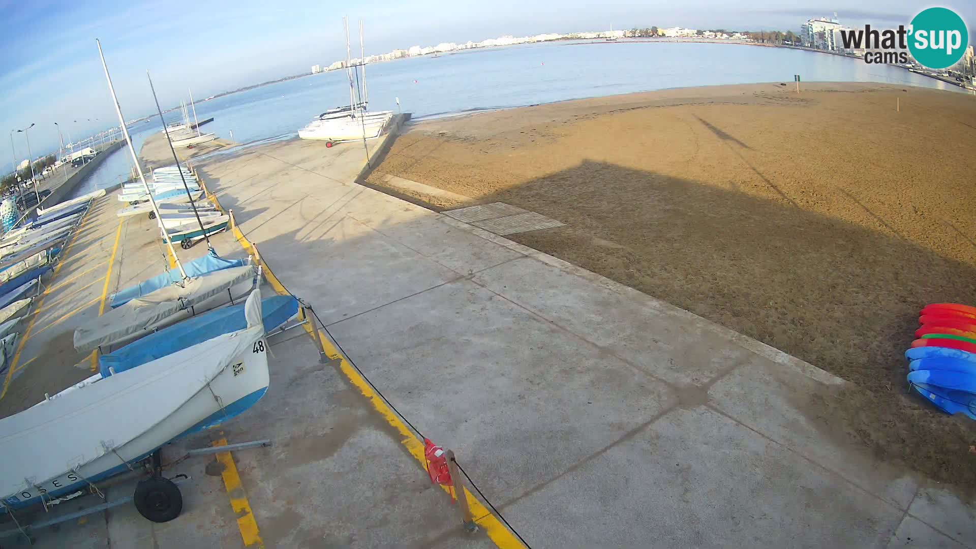 Webcam Hafen von Roses – Costa Brava – Strand La Perola