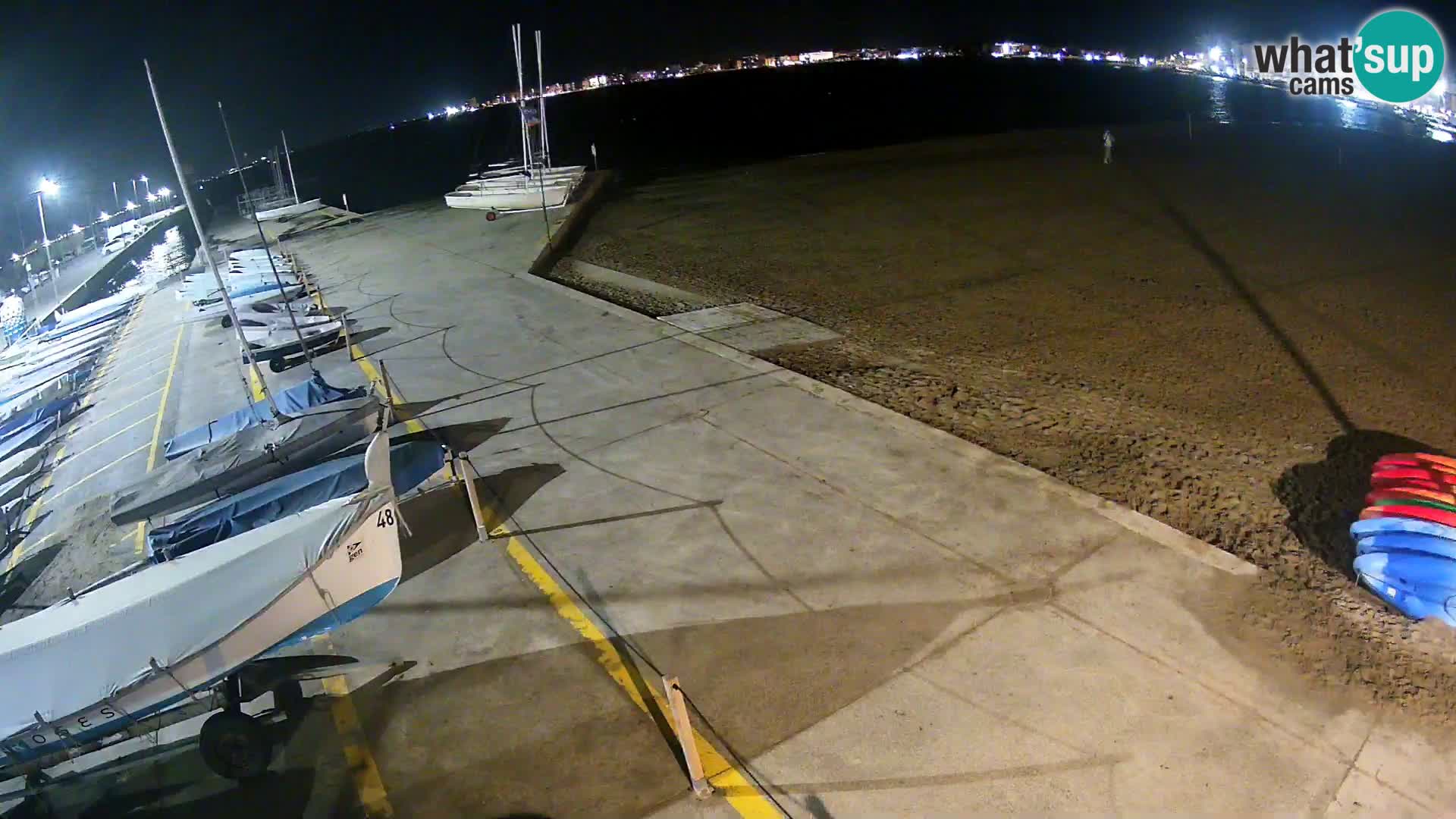 Roses webcam Port – Costa Brava – plage La Perola