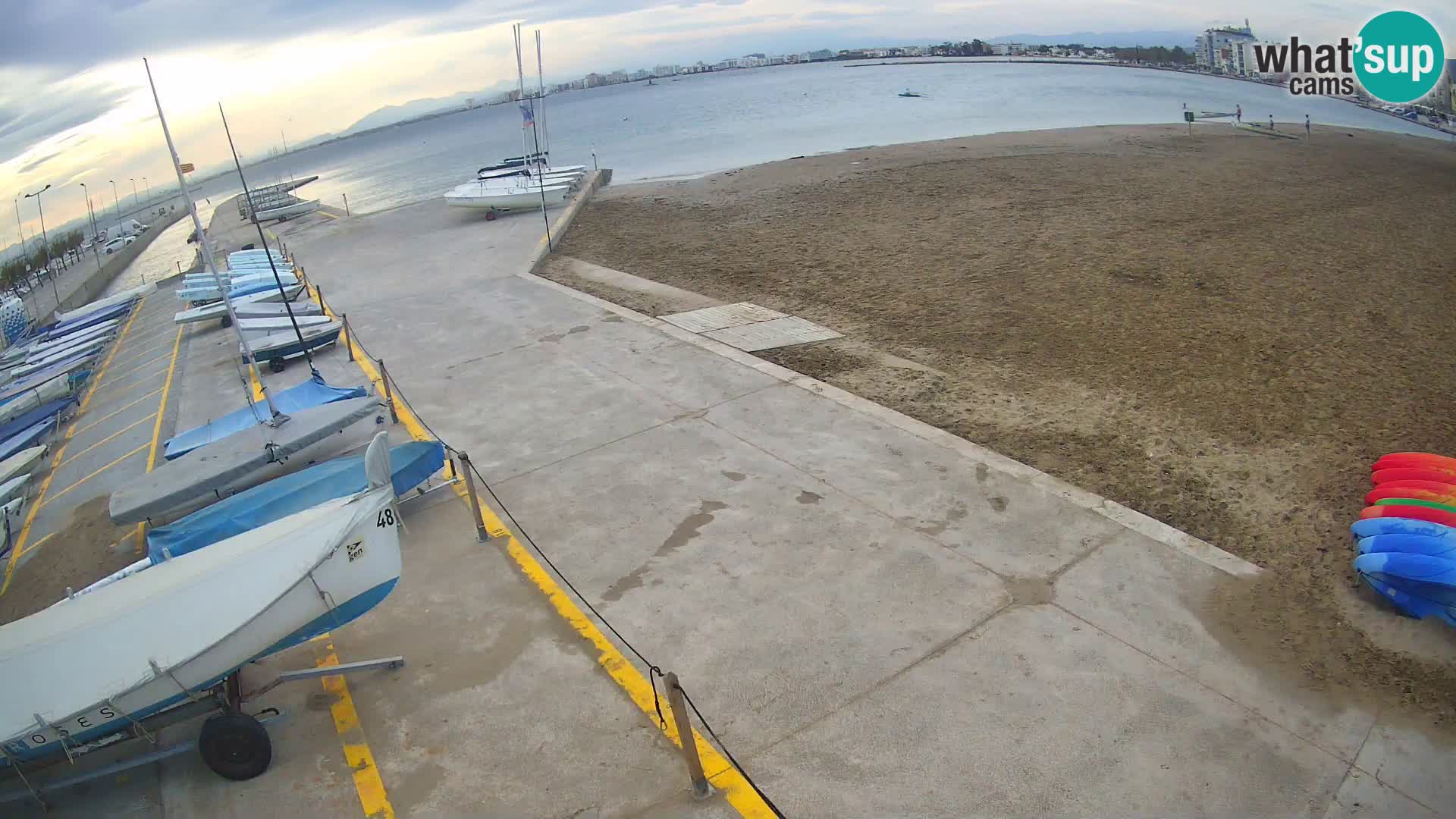 Webcam Hafen von Roses – Costa Brava – Strand La Perola