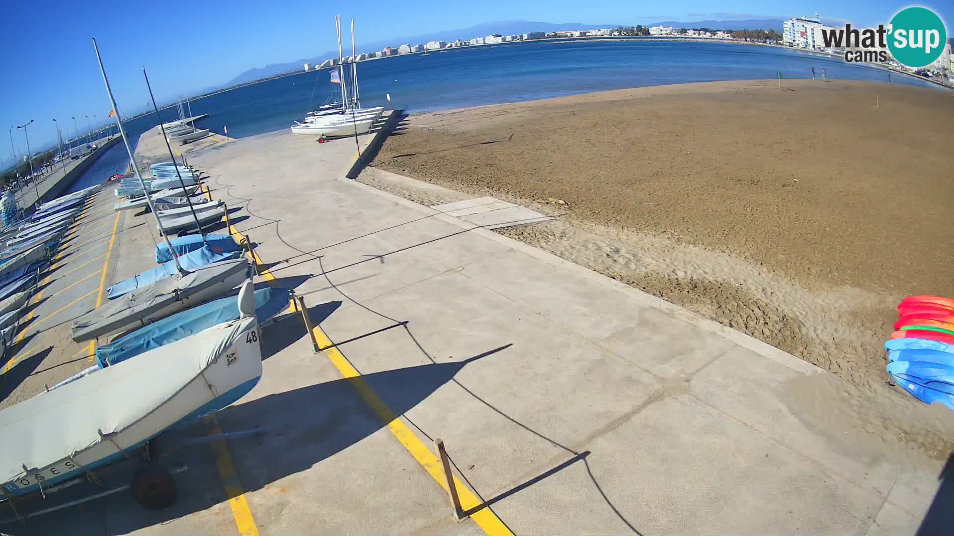 Webcam Hafen von Roses – Costa Brava – Strand La Perola