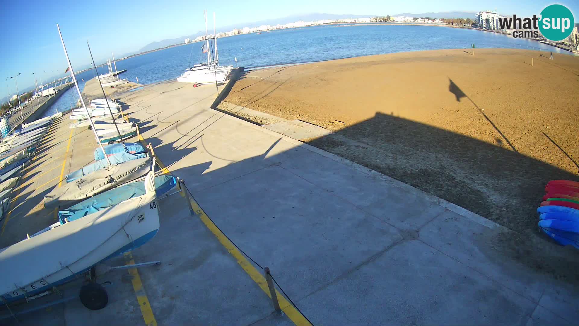 Webcam Port of Roses – Costa Brava – La Perola Beach