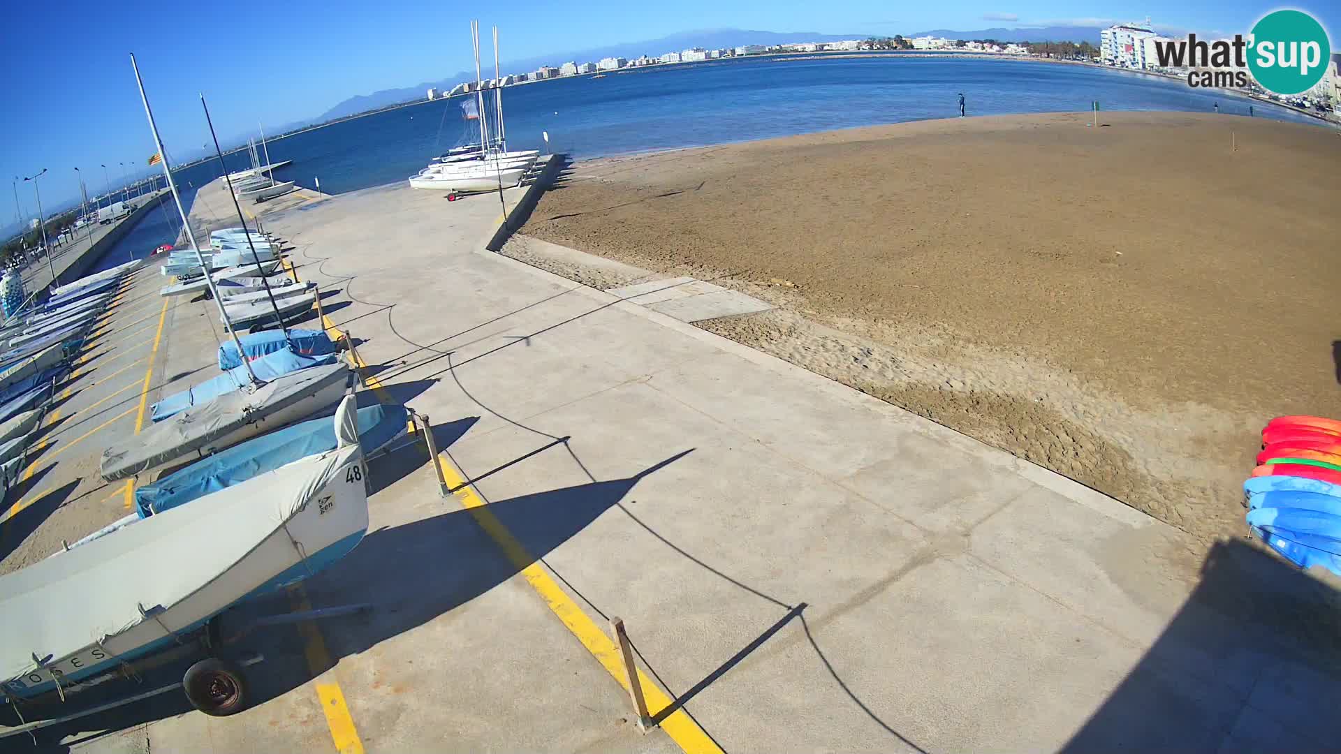 Webcam Hafen von Roses – Costa Brava – Strand La Perola