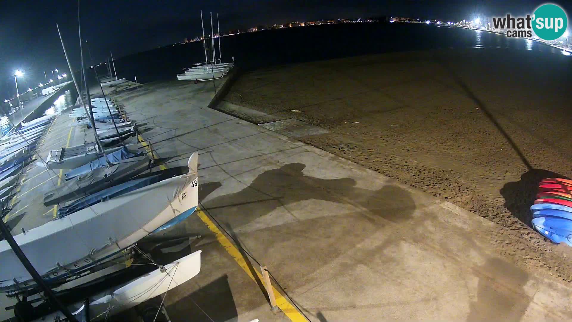 Web kamera Roses marina – Costa Brava – plaža La Perola