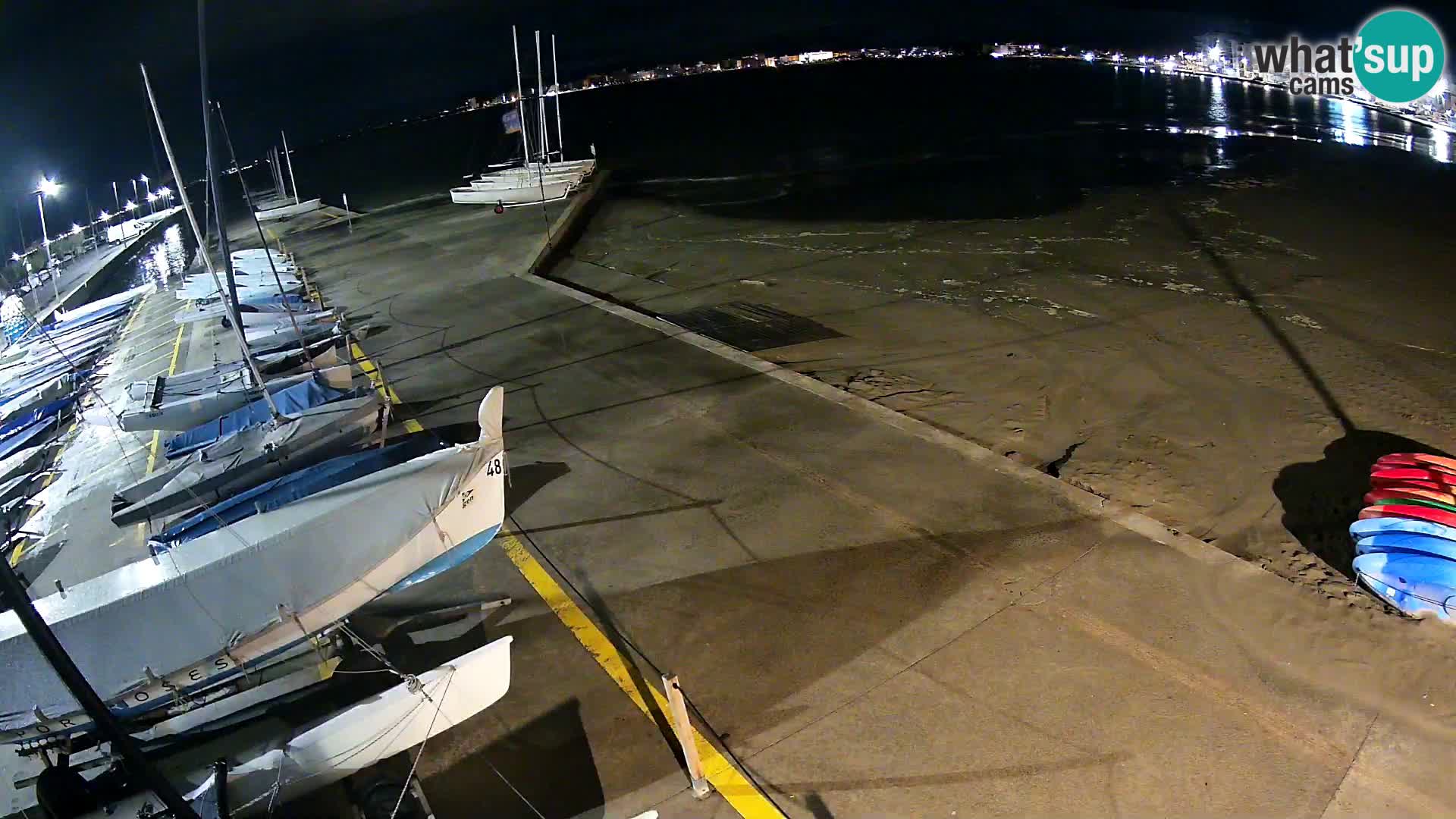 Web kamera Roses marina – Costa Brava – plaža La Perola