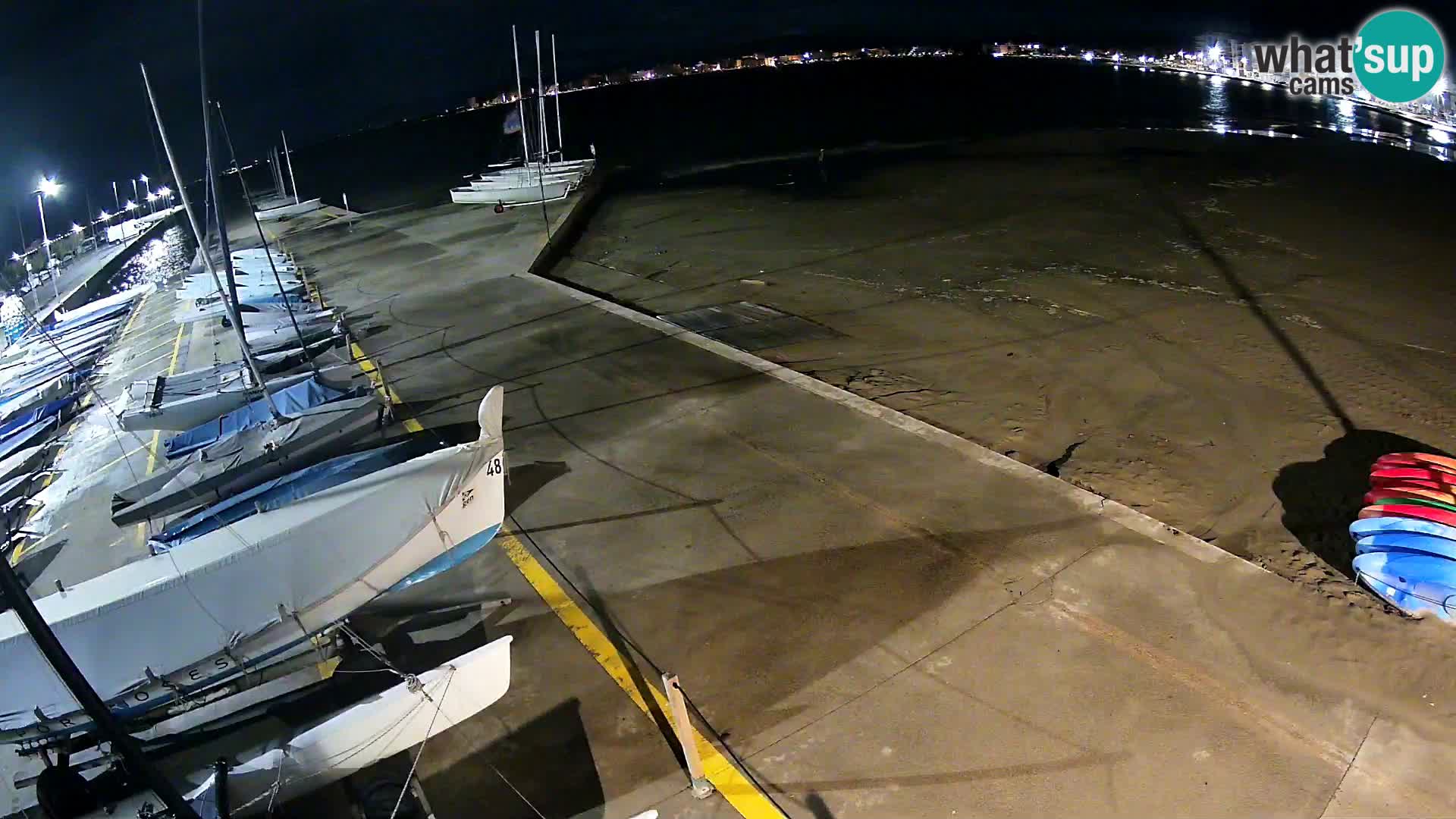 Web kamera Roses marina – Costa Brava – plaža La Perola