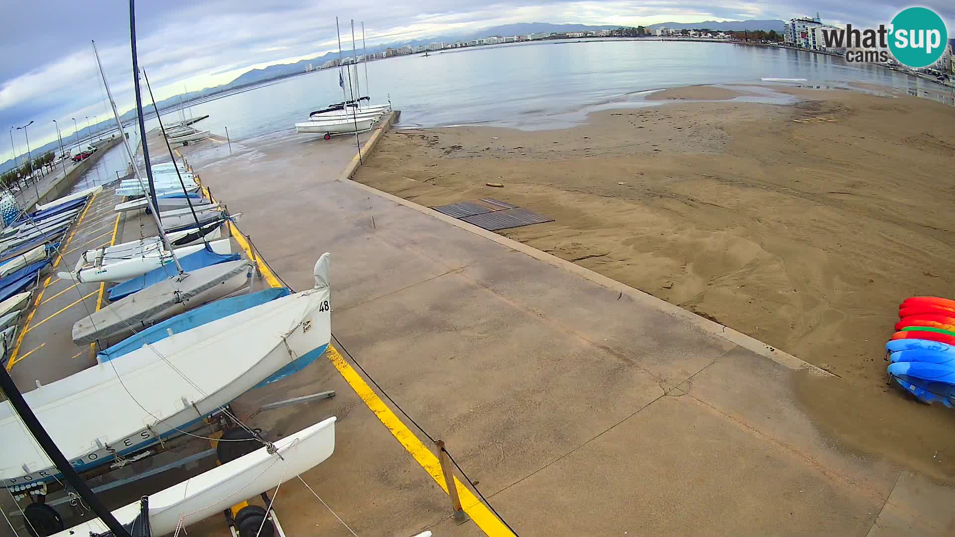 Webcam Hafen von Roses – Costa Brava – Strand La Perola