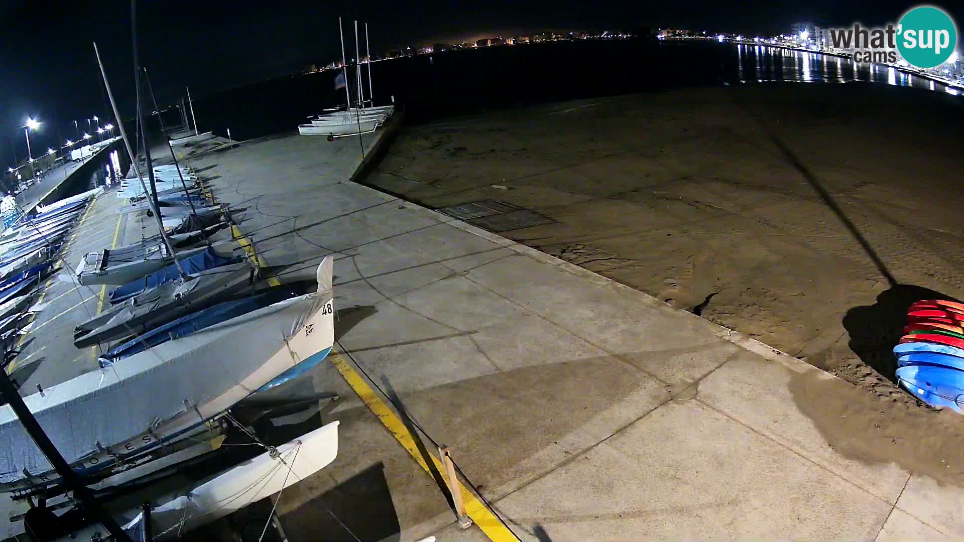 Web kamera Roses marina – Costa Brava – plaža La Perola