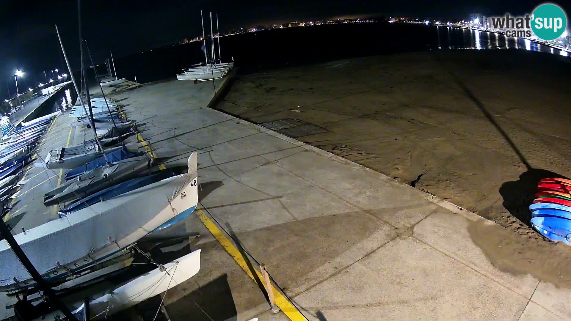 Web kamera Roses marina – Costa Brava – plaža La Perola