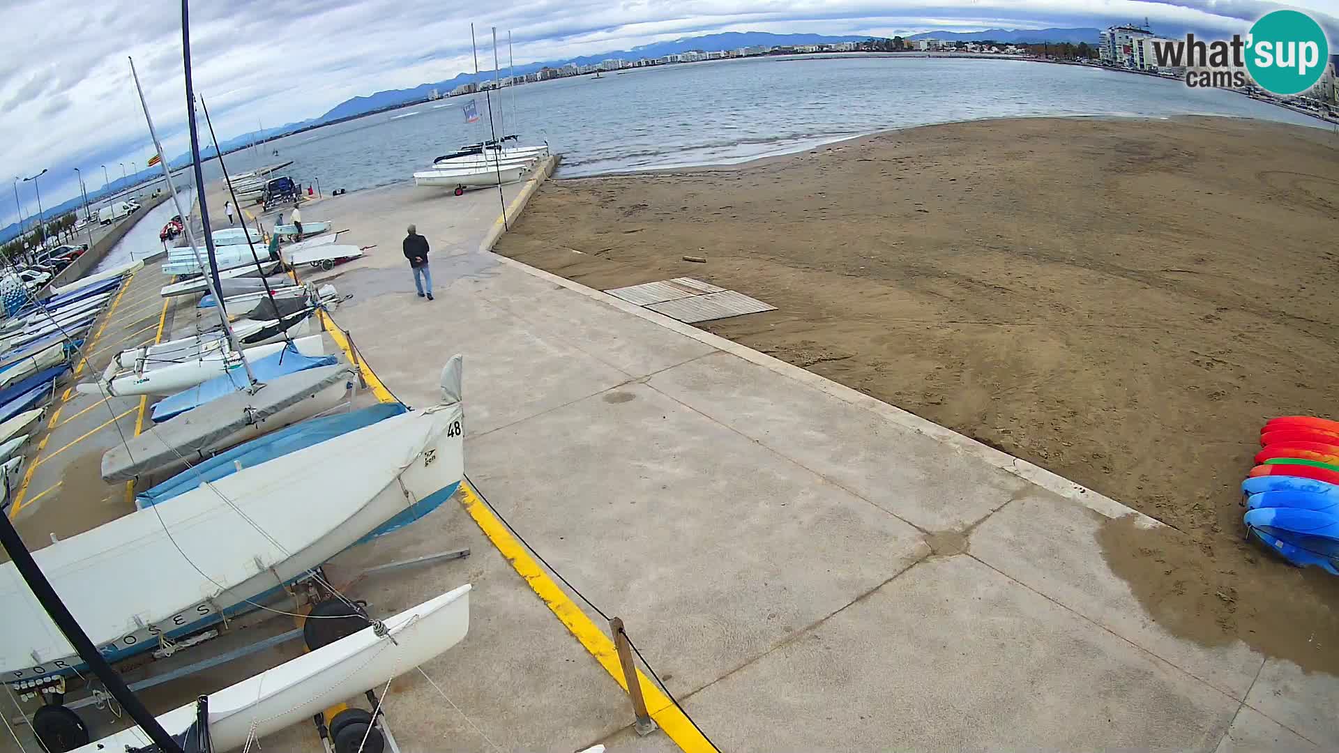 Webcam Hafen von Roses – Costa Brava – Strand La Perola