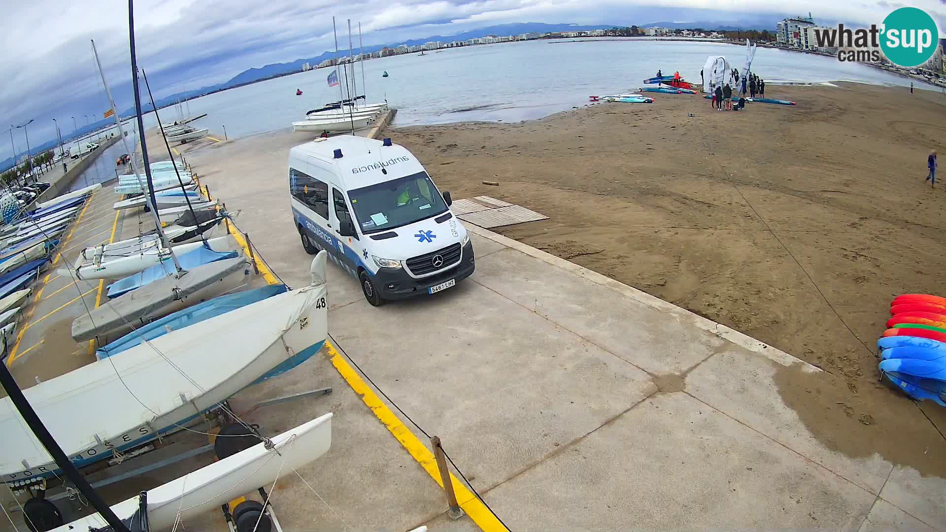 Webcam porto di Roses – Costa Brava – spiaggia La Perola