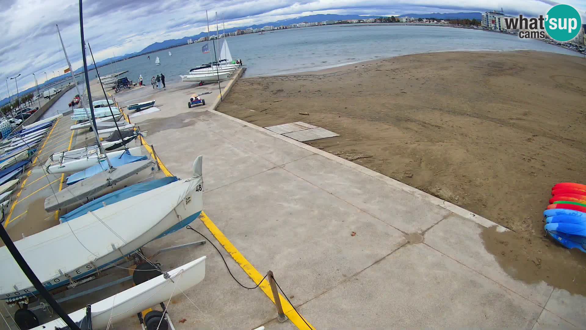 Web kamera Roses marina – Costa Brava – plaža La Perola