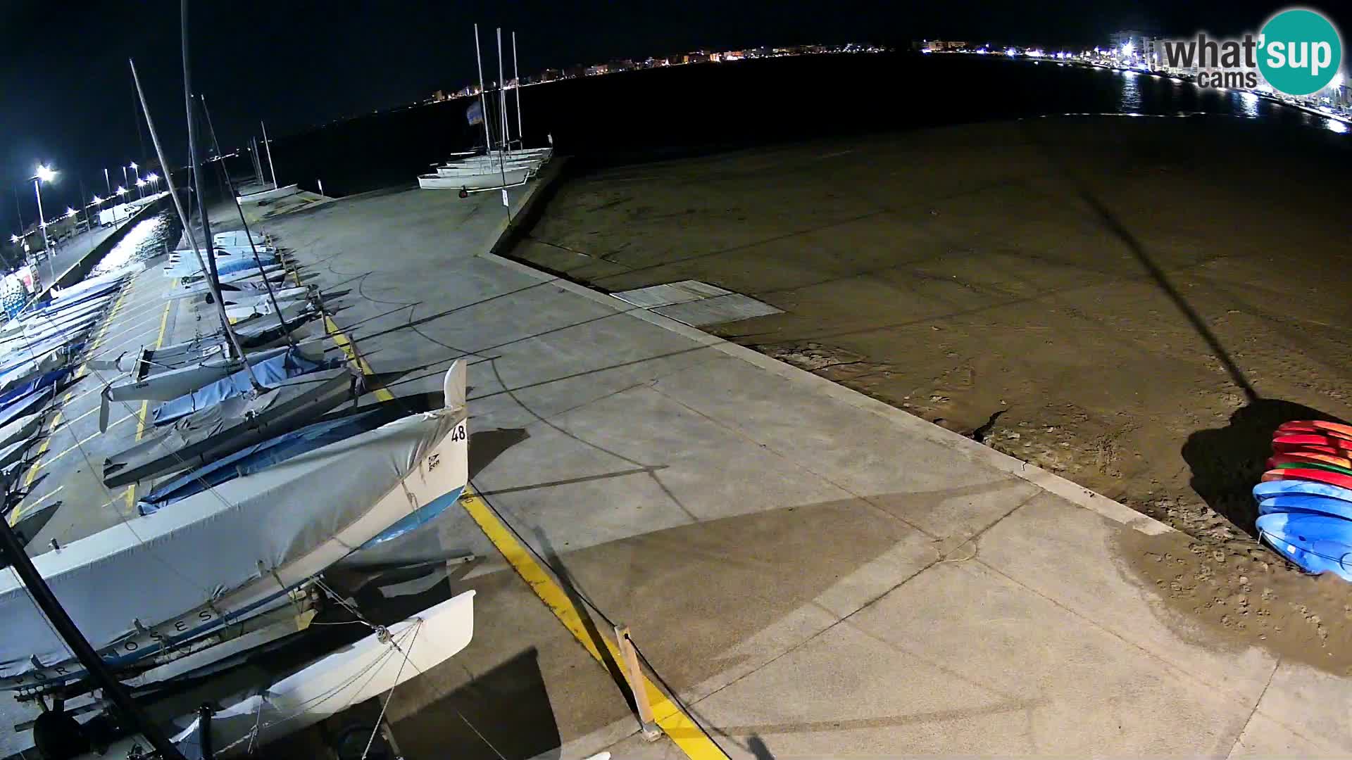 Roses webcam Port – Costa Brava – plage La Perola