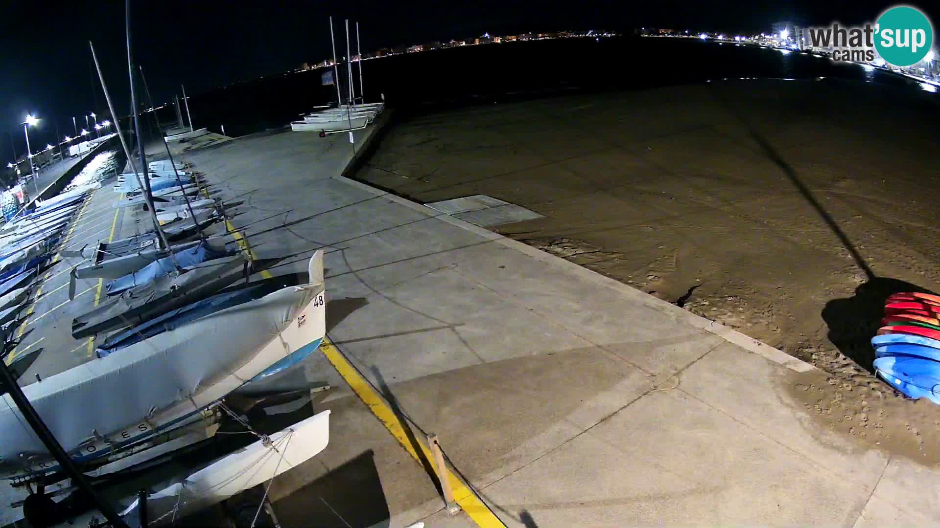 Webcam porto di Roses – Costa Brava – spiaggia La Perola