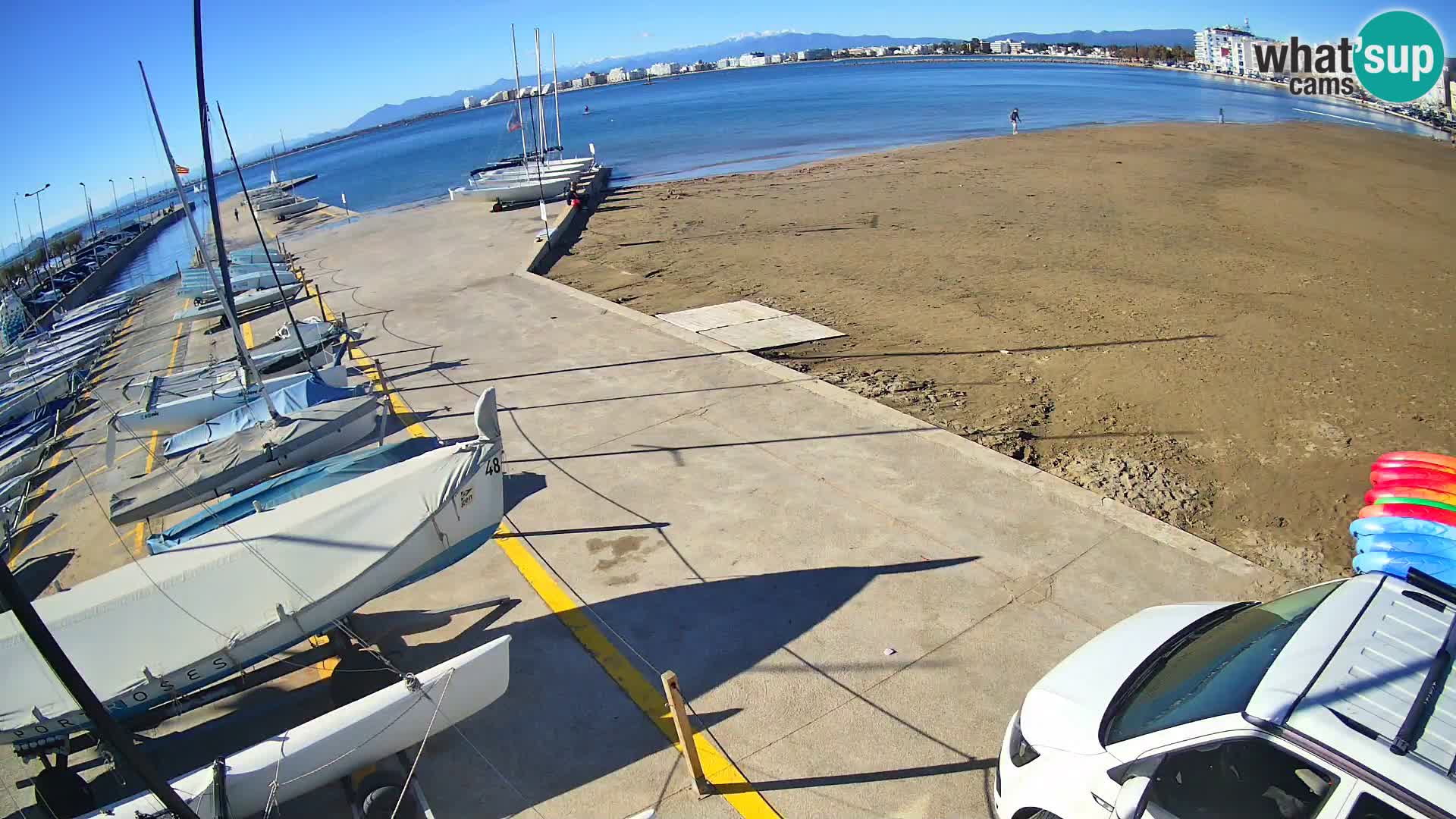 Webcam Hafen von Roses – Costa Brava – Strand La Perola