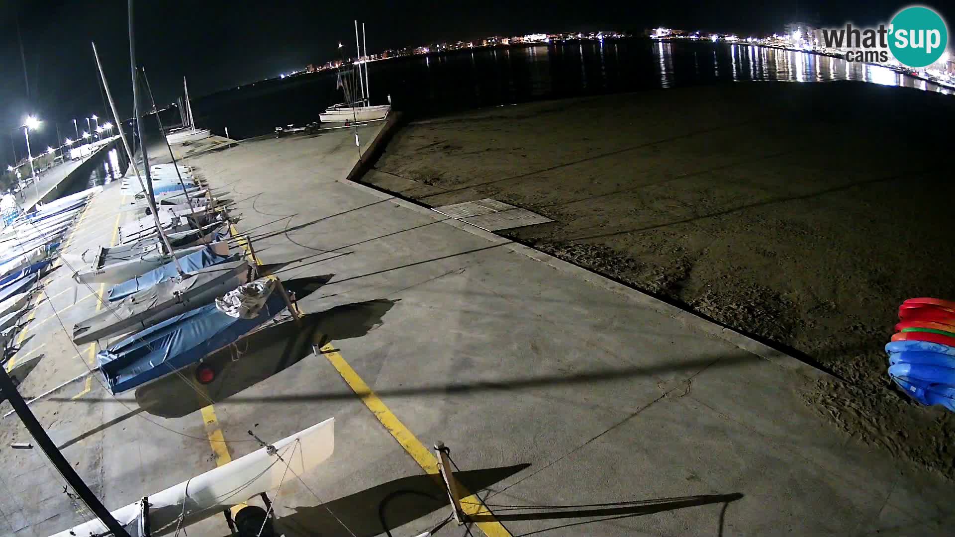 Web kamera Roses marina – Costa Brava – plaža La Perola