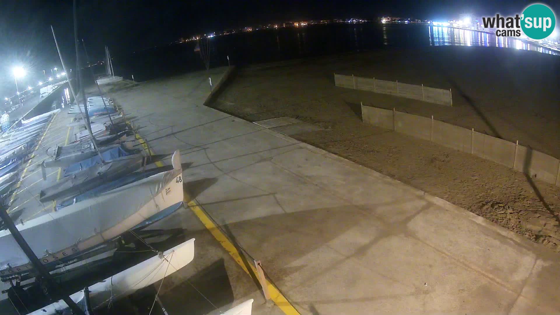 Roses webcam Port – Costa Brava – plage La Perola