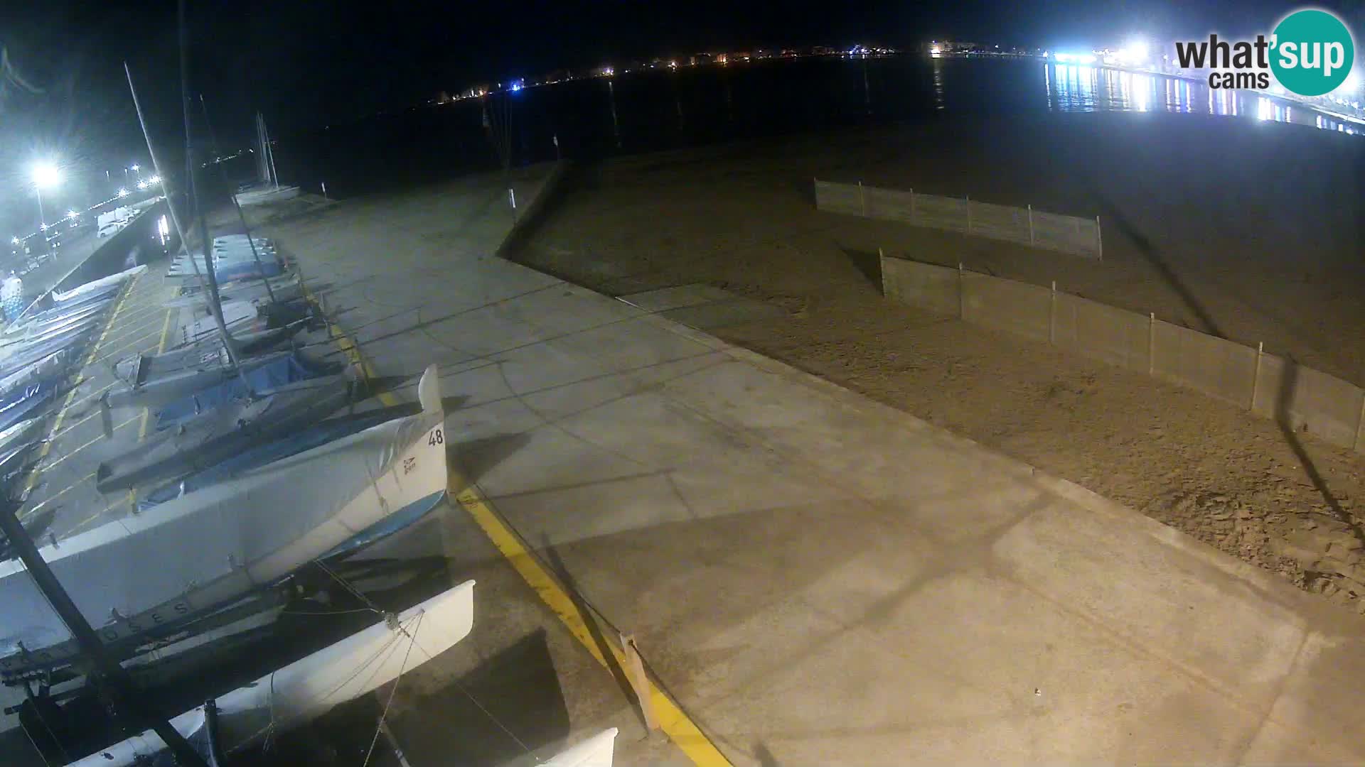 Web kamera Roses marina – Costa Brava – plaža La Perola