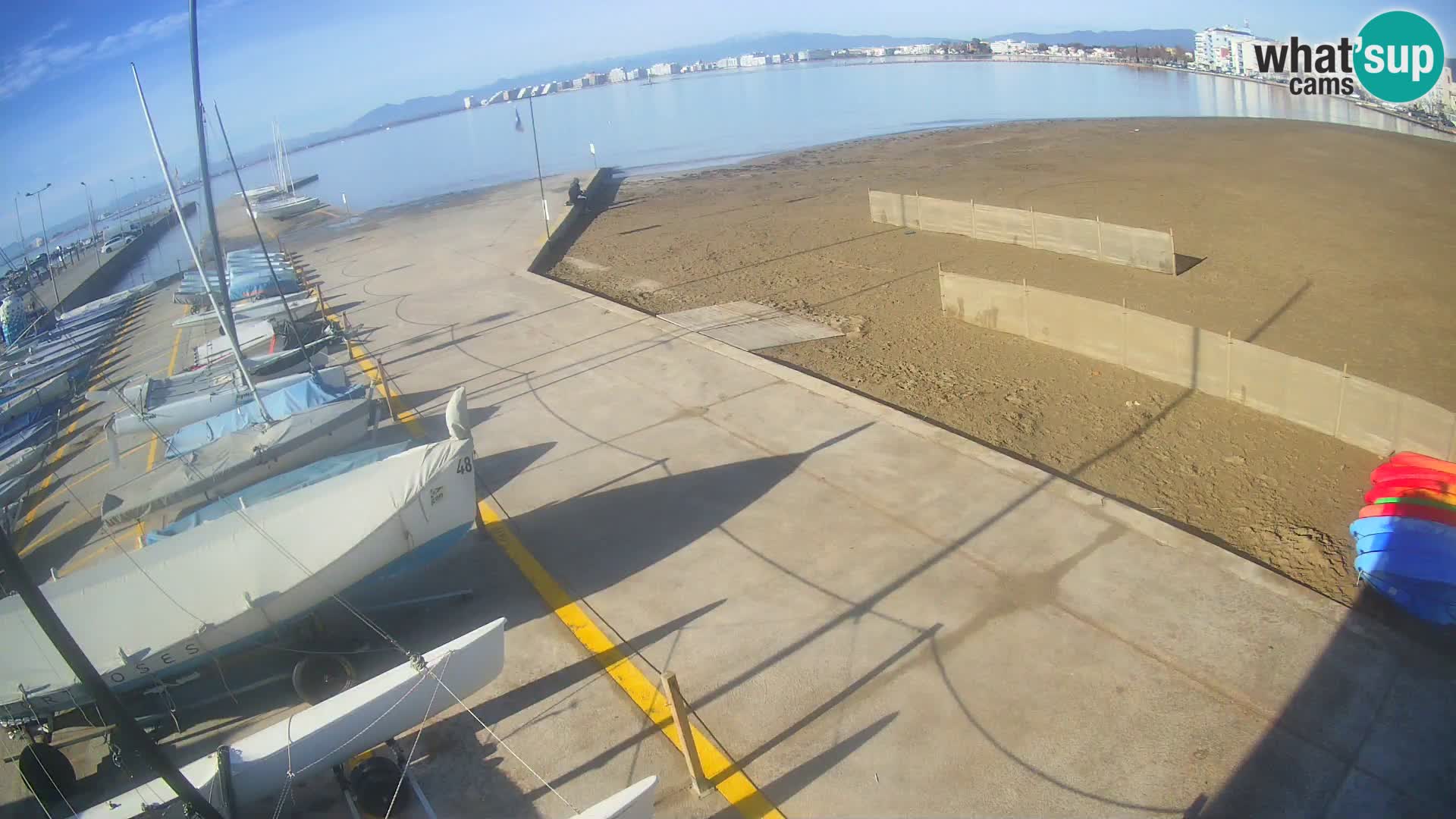 Web kamera Roses marina – Costa Brava – plaža La Perola