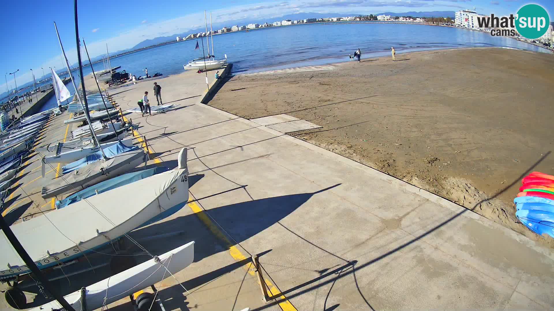 Webcam Hafen von Roses – Costa Brava – Strand La Perola