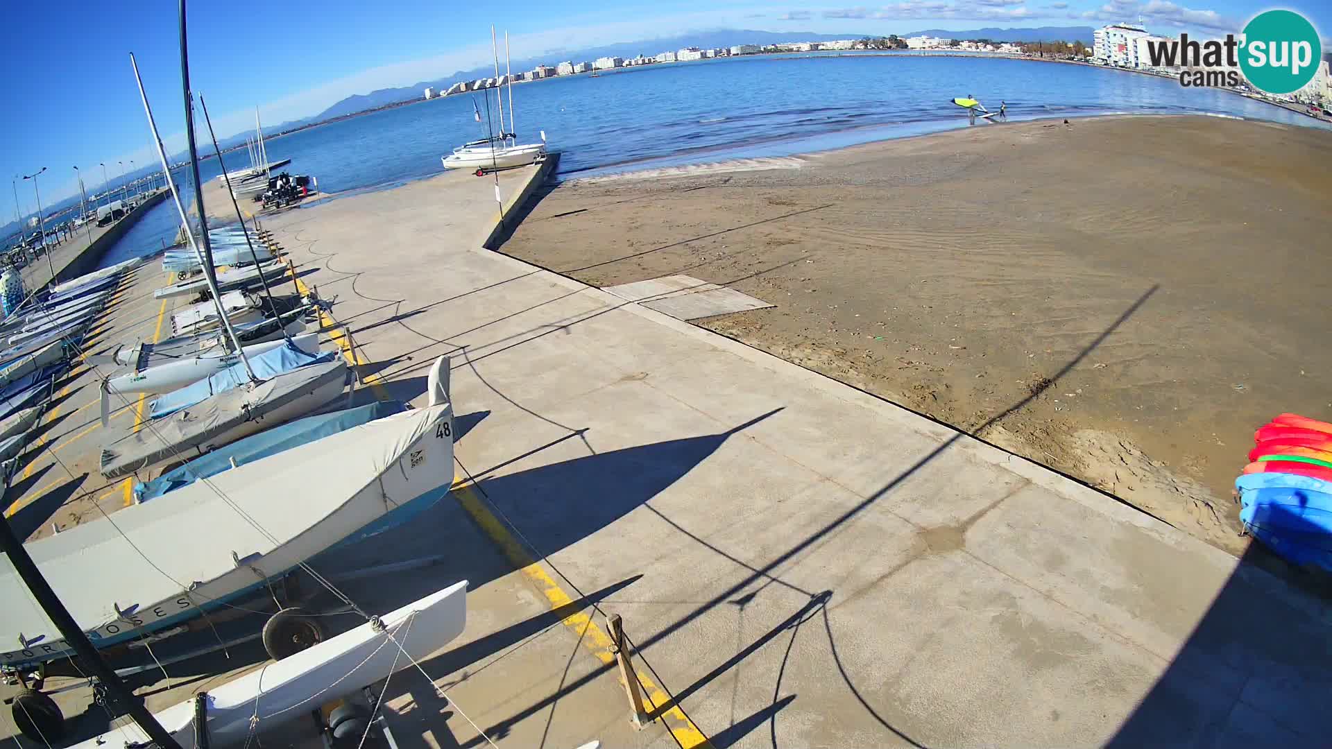 Webcam Port of Roses – Costa Brava – La Perola Beach