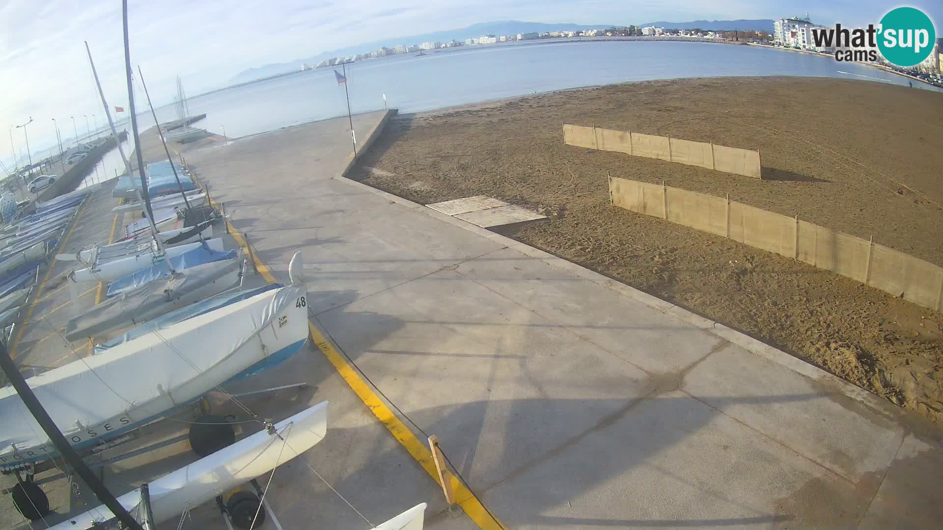 Roses webcam Port – Costa Brava – plage La Perola