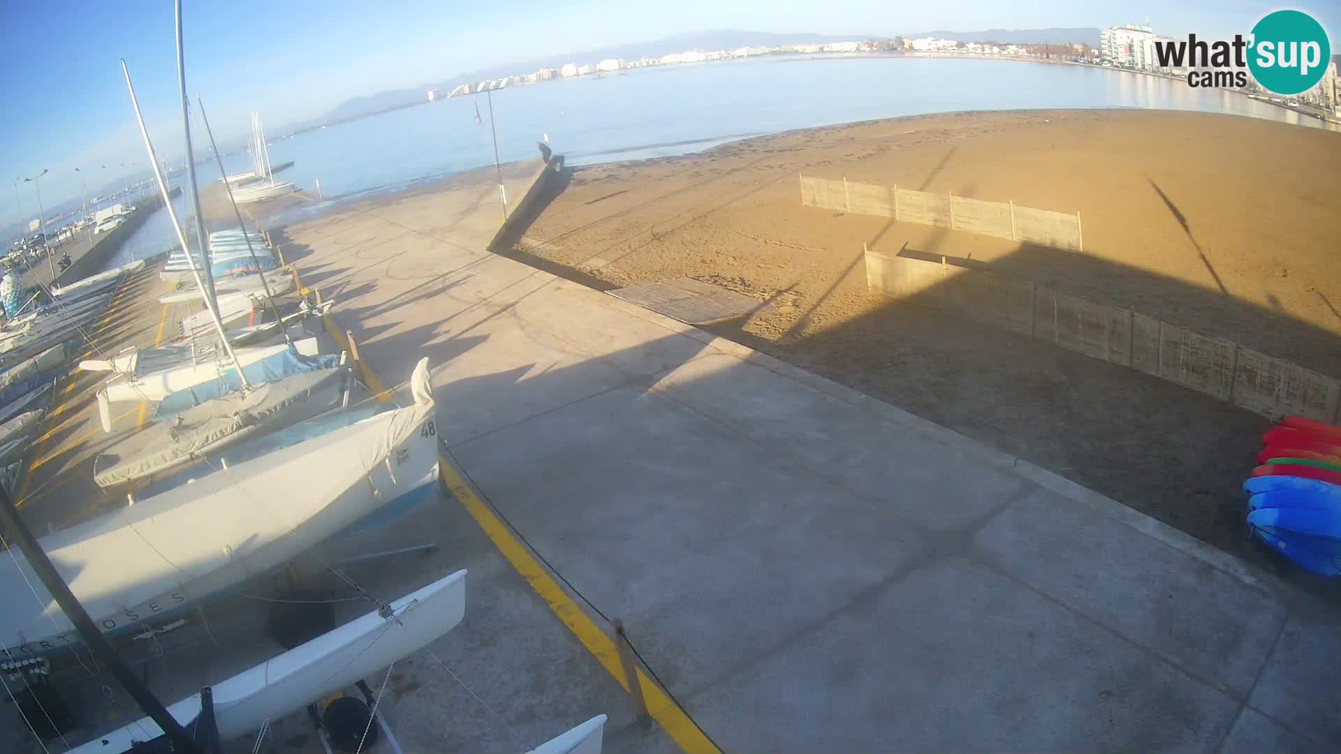 Webcam Hafen von Roses – Costa Brava – Strand La Perola