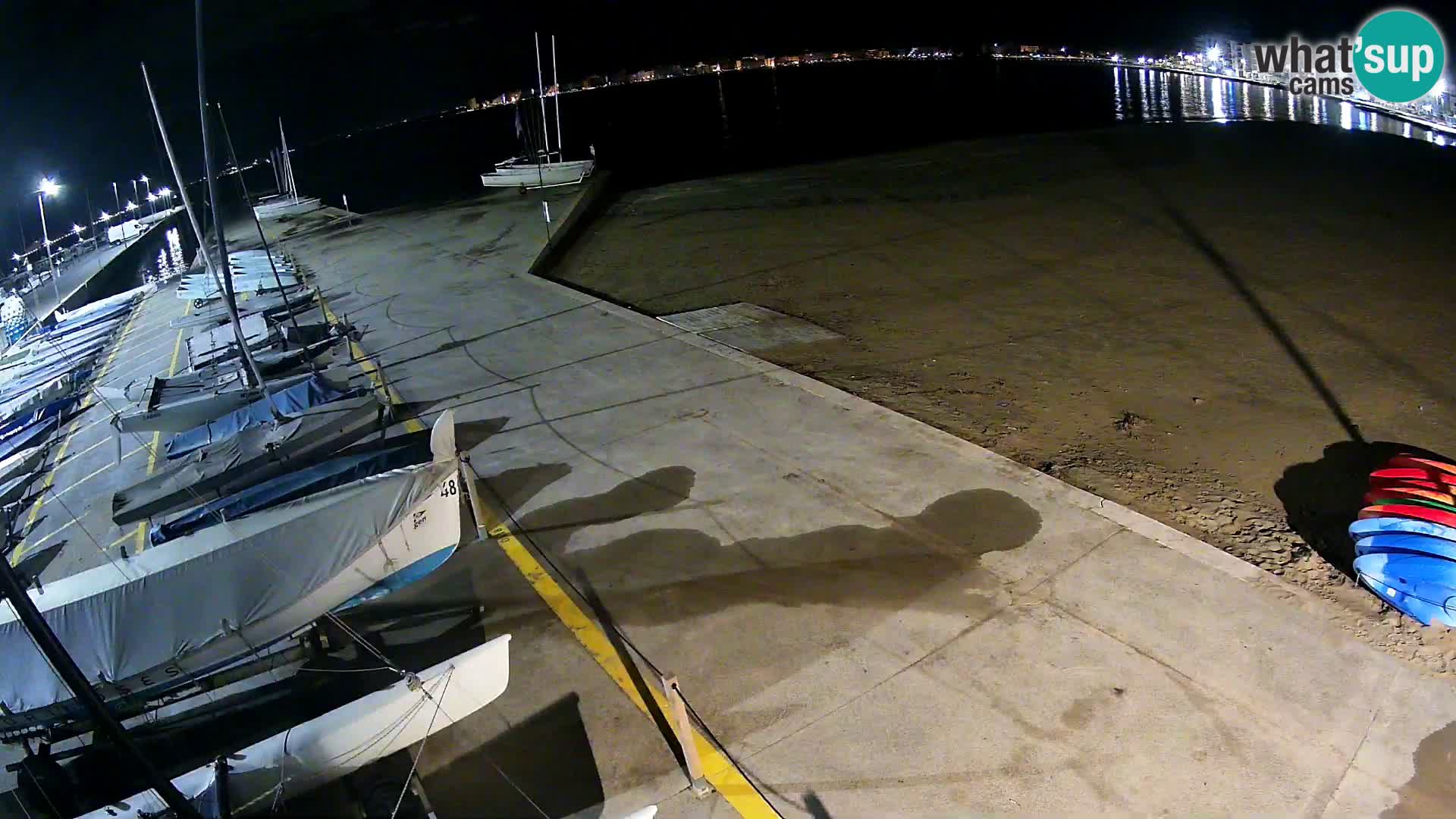 Web kamera Roses marina – Costa Brava – plaža La Perola