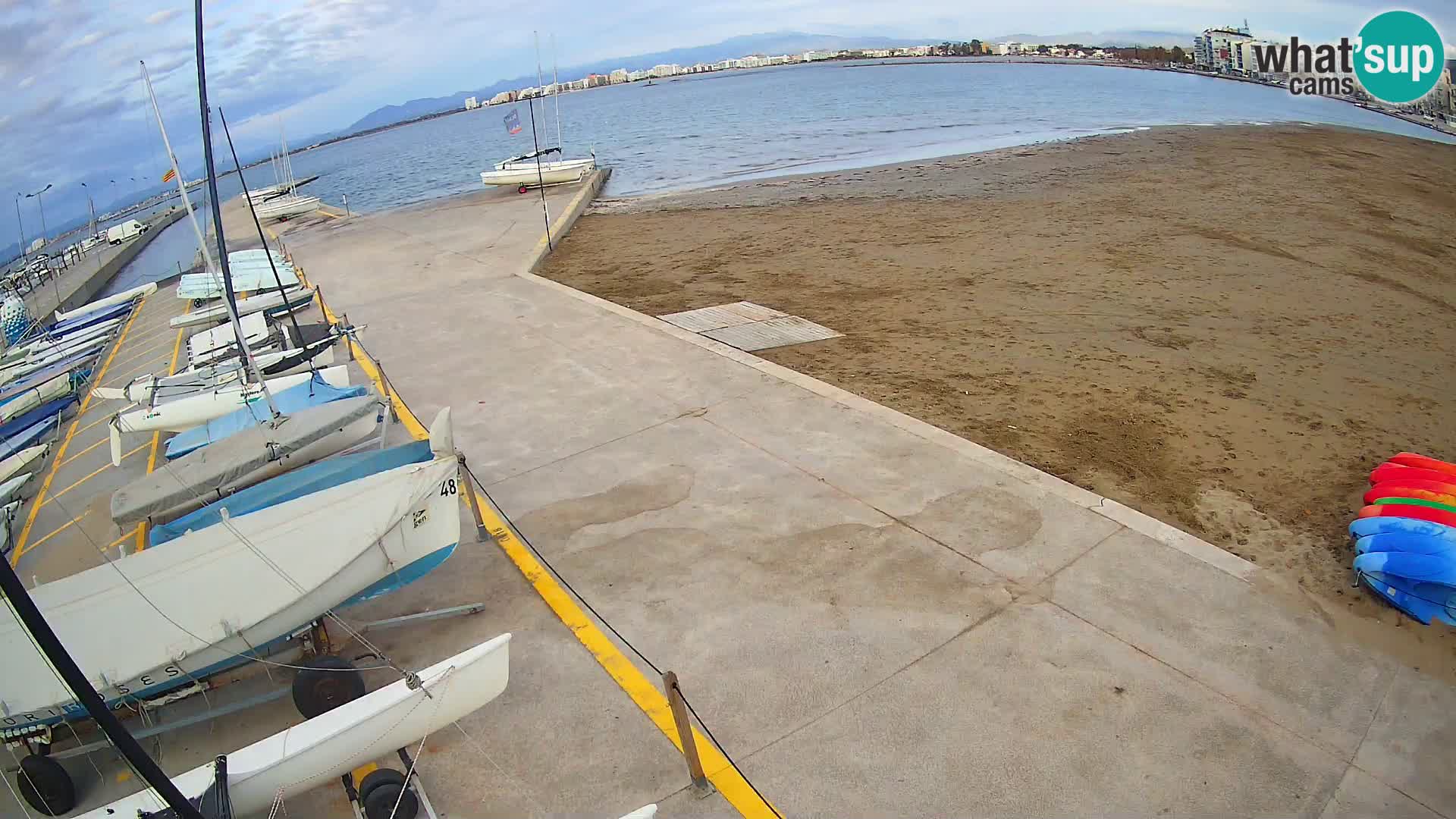 Webcam Hafen von Roses – Costa Brava – Strand La Perola