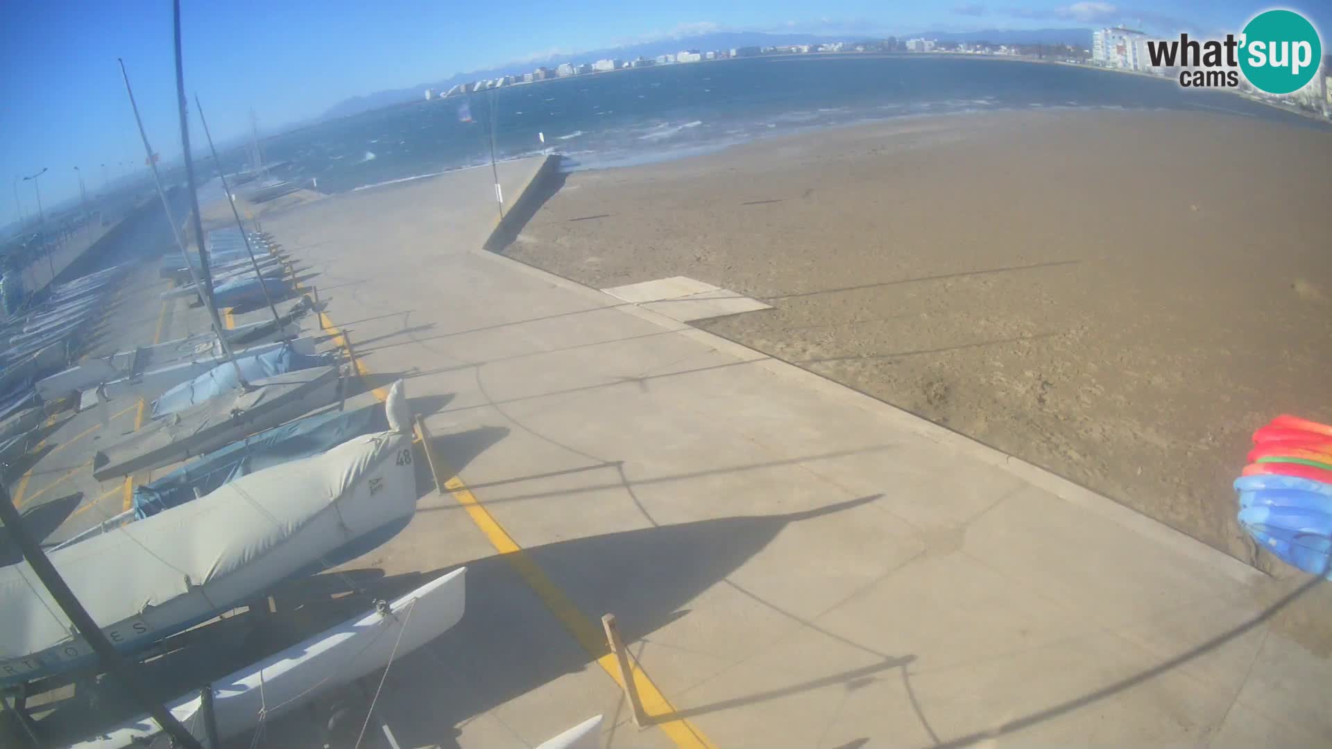 Webcam porto di Roses – Costa Brava – spiaggia La Perola