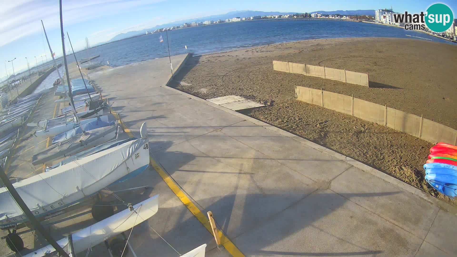 Webcam Port of Roses – Costa Brava – La Perola Beach