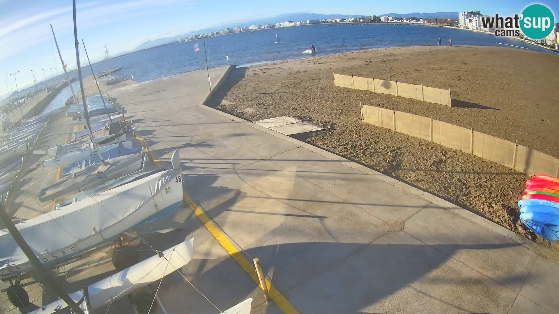 Webcam porto di Roses – Costa Brava – spiaggia La Perola