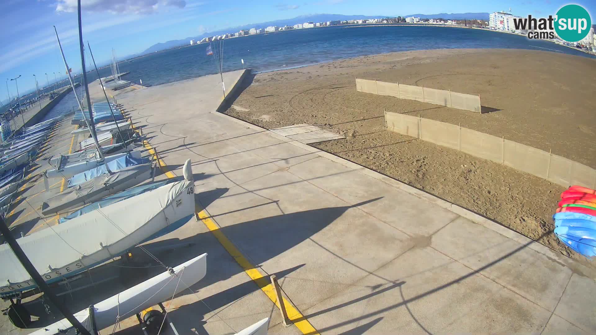 Webcam porto di Roses – Costa Brava – spiaggia La Perola