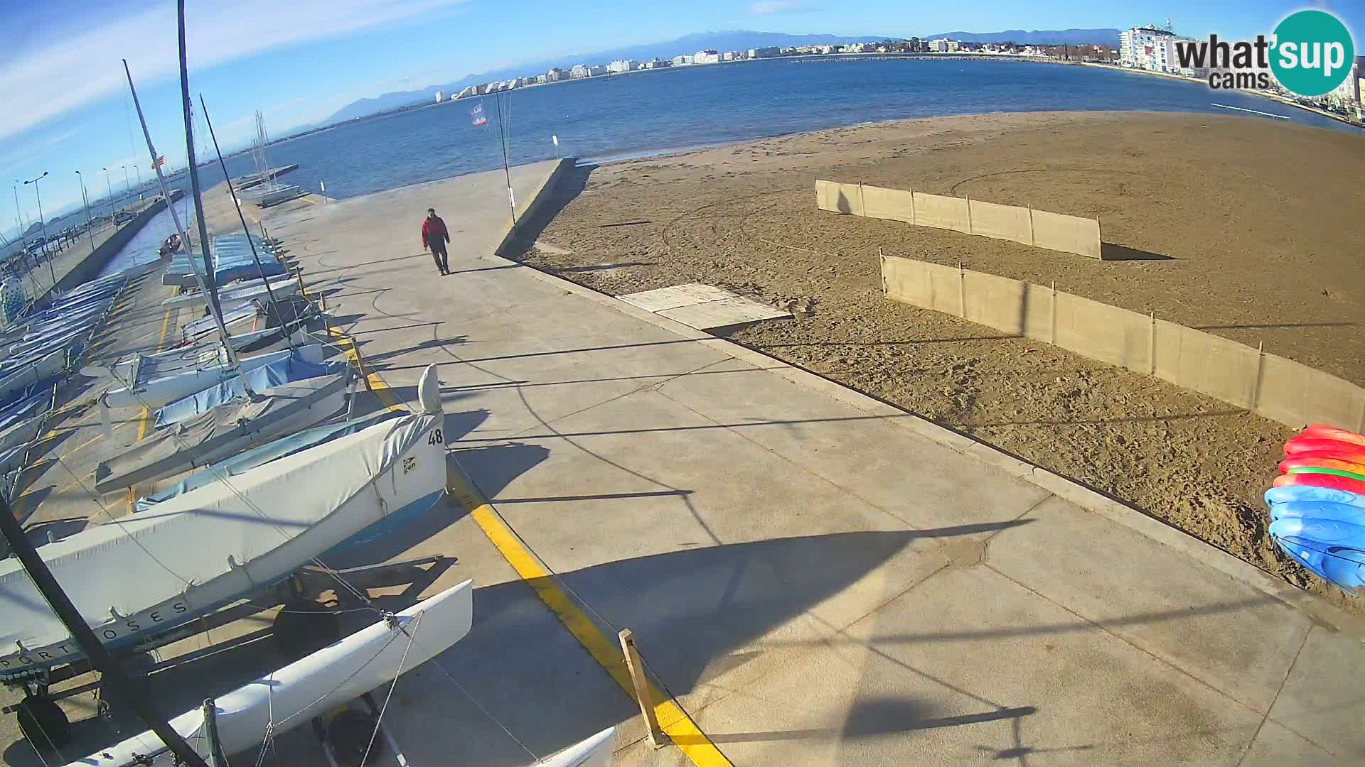 Roses webcam Port – Costa Brava – plage La Perola